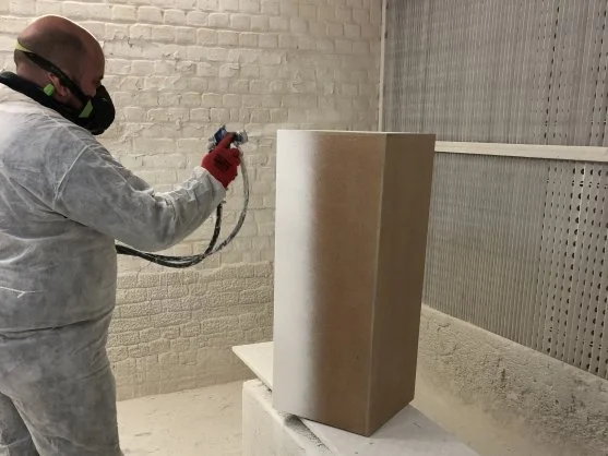 Spray painting - Just Plinths