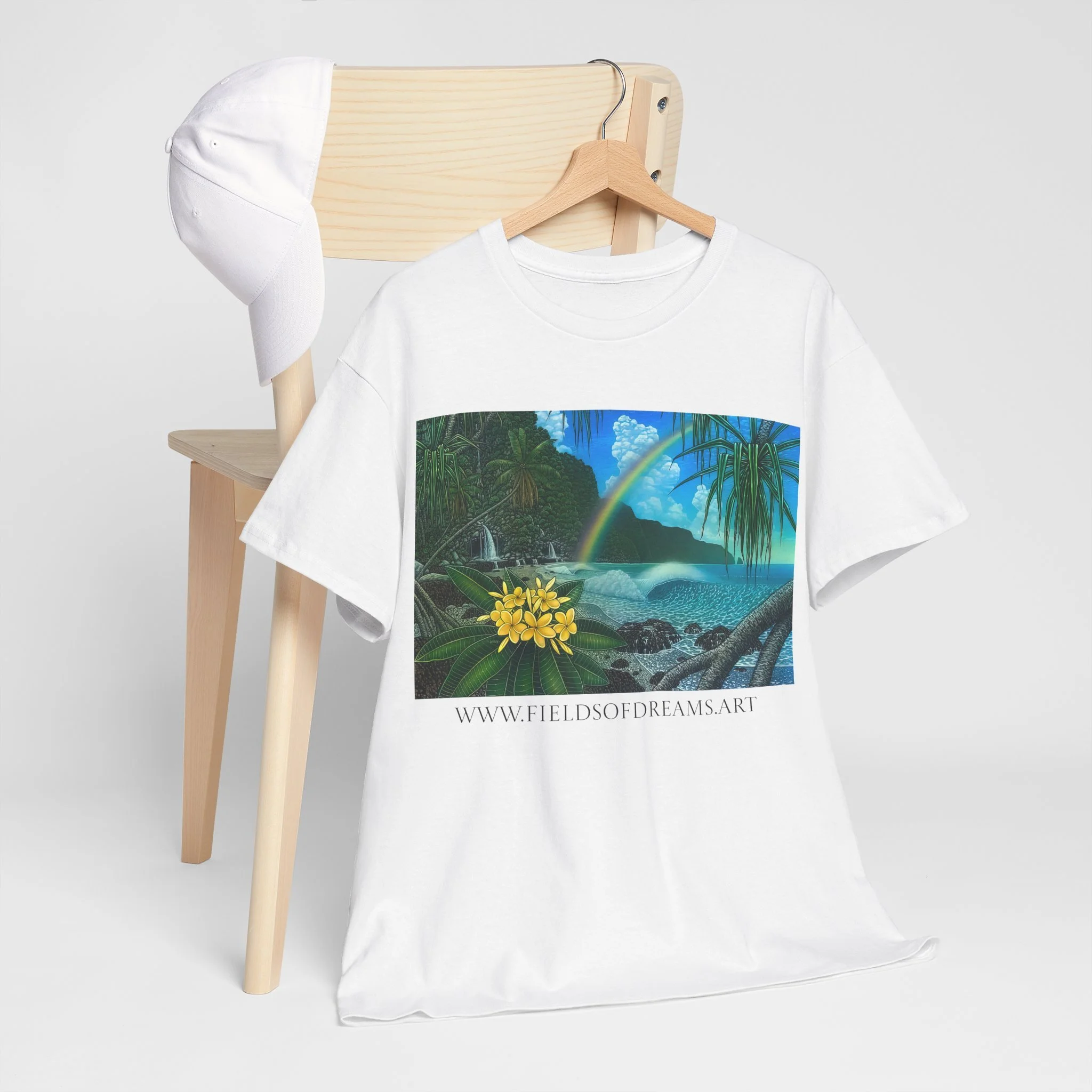 "Plumeria" by James Fields - T-Shirt (multiple colors, up to 5XL)