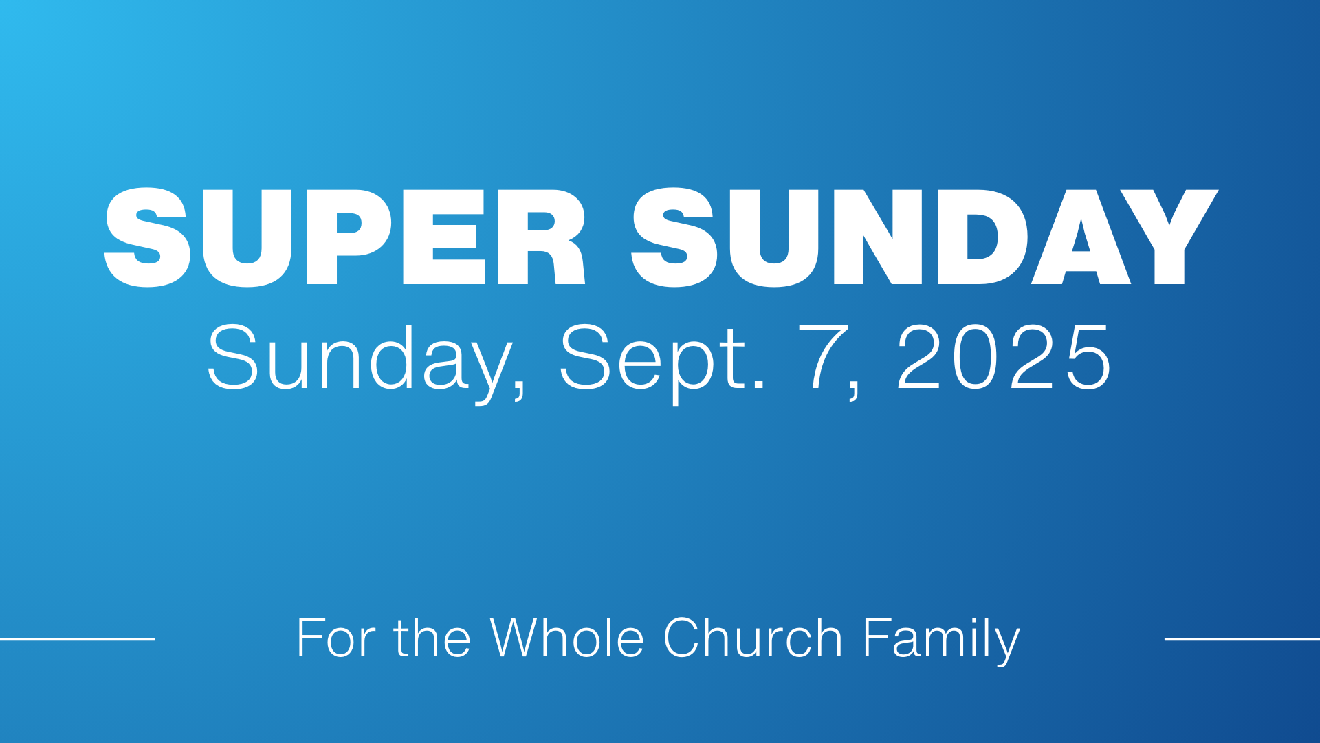 Super Sunday