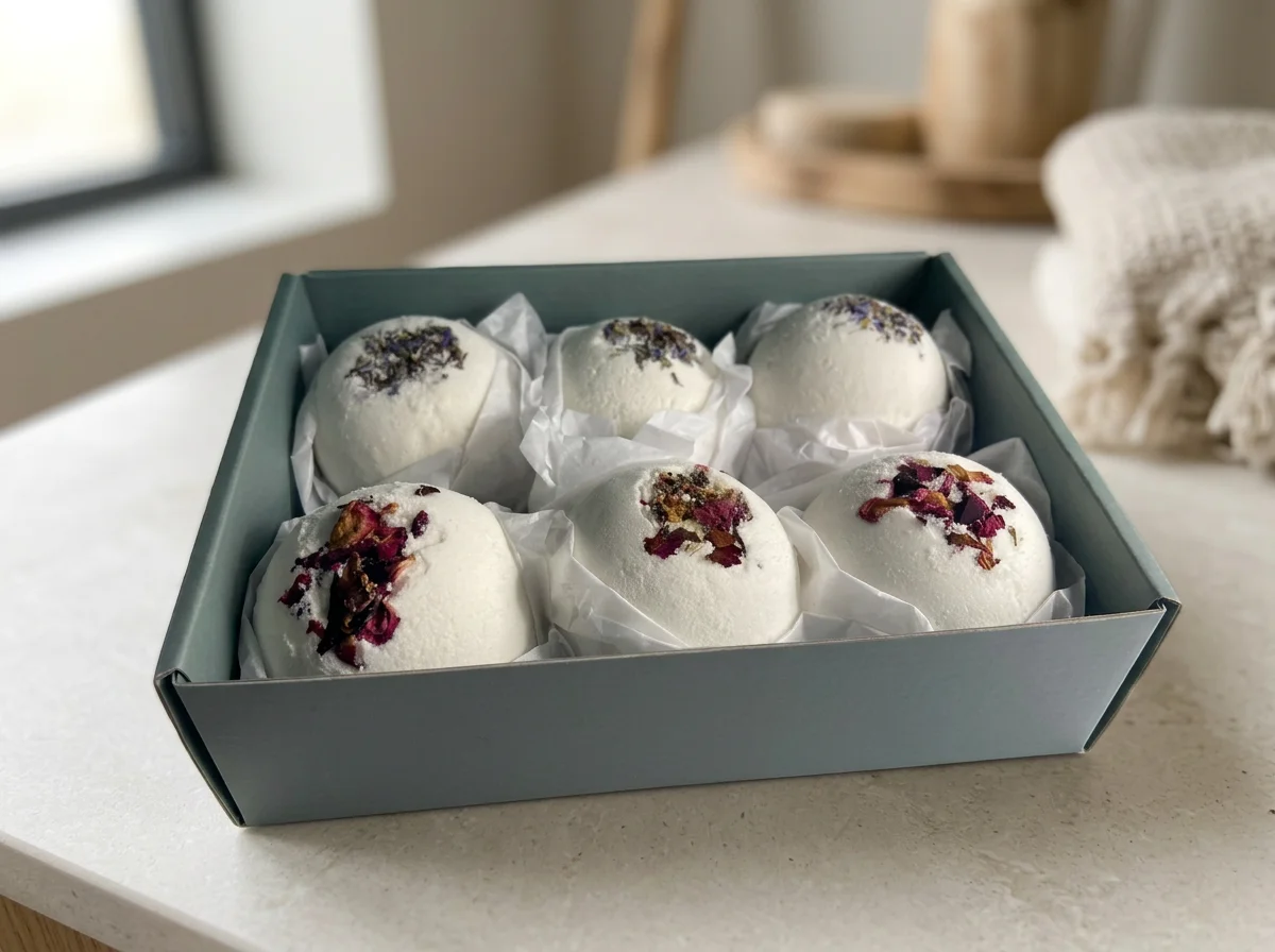 Bath Bomb Set – Box of 6