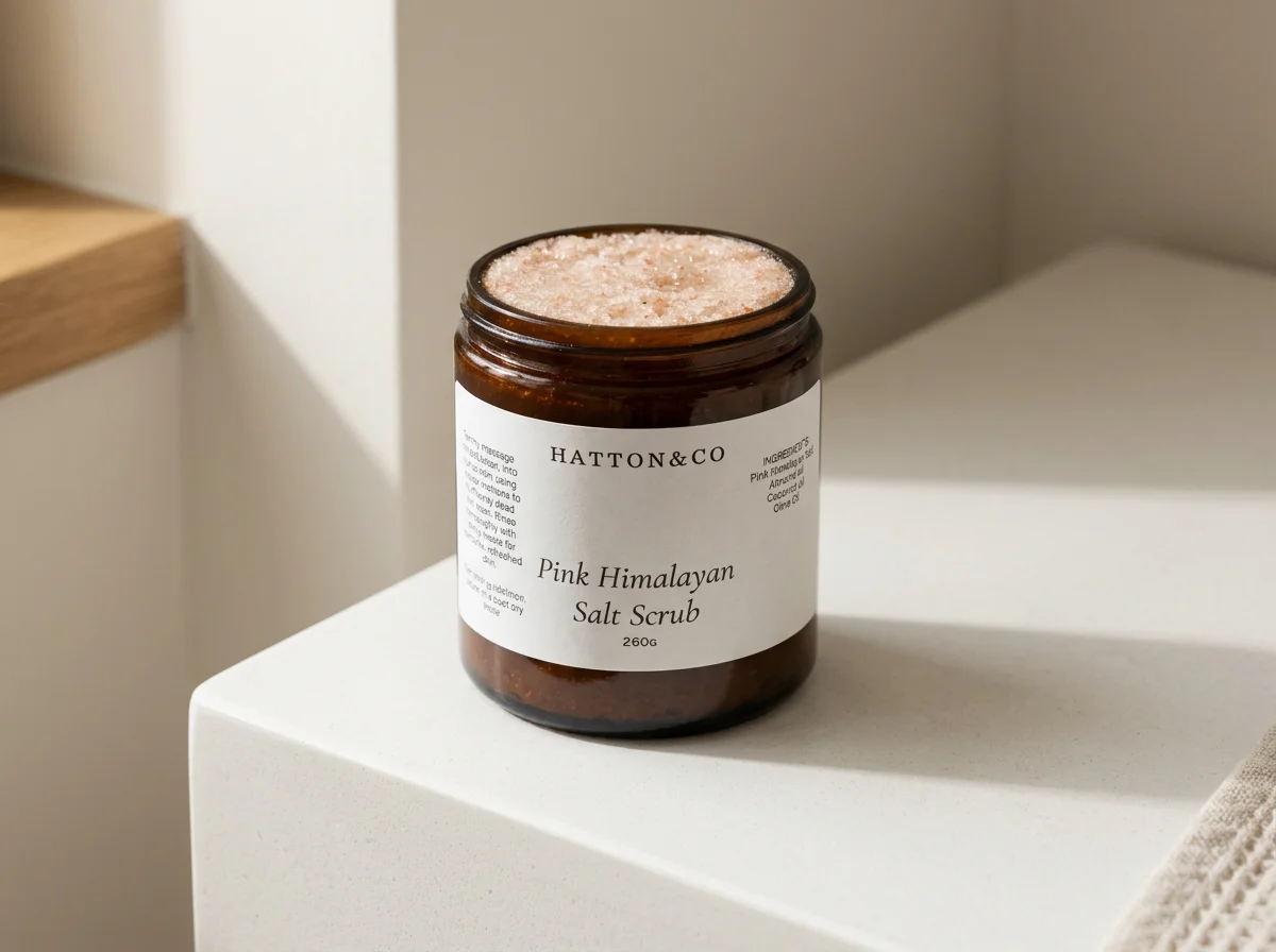 Pink Himalayan Salt Body Scrub