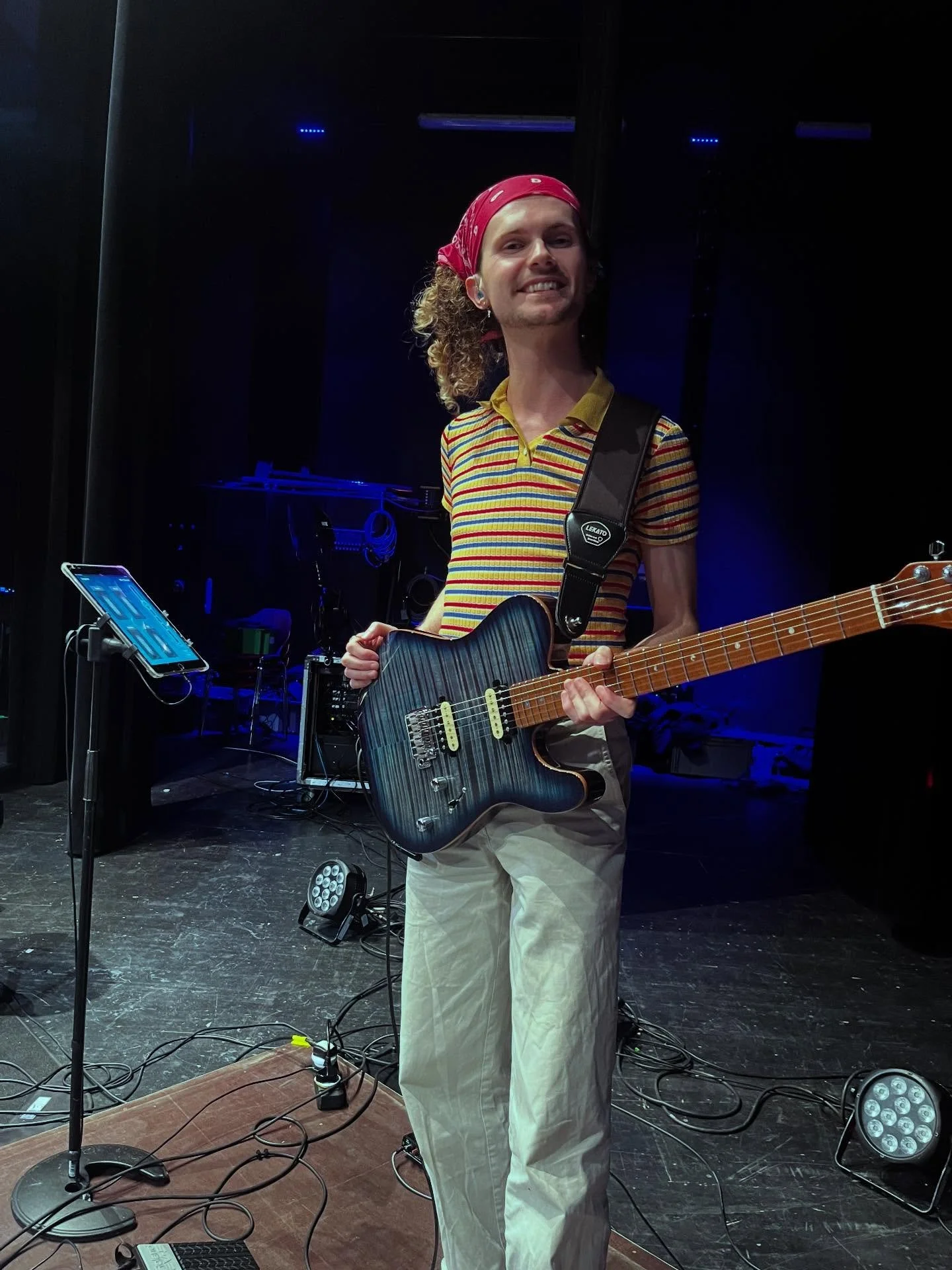 We came to play! Germany, Luxembourg and Switzerland with @jamesbrownexperience. Such a fab time - great music, great places and great people. My first time on a sleeper tour bus as well. Raucous! #jamesbrown #touring #liveguitar #guitarcam #european