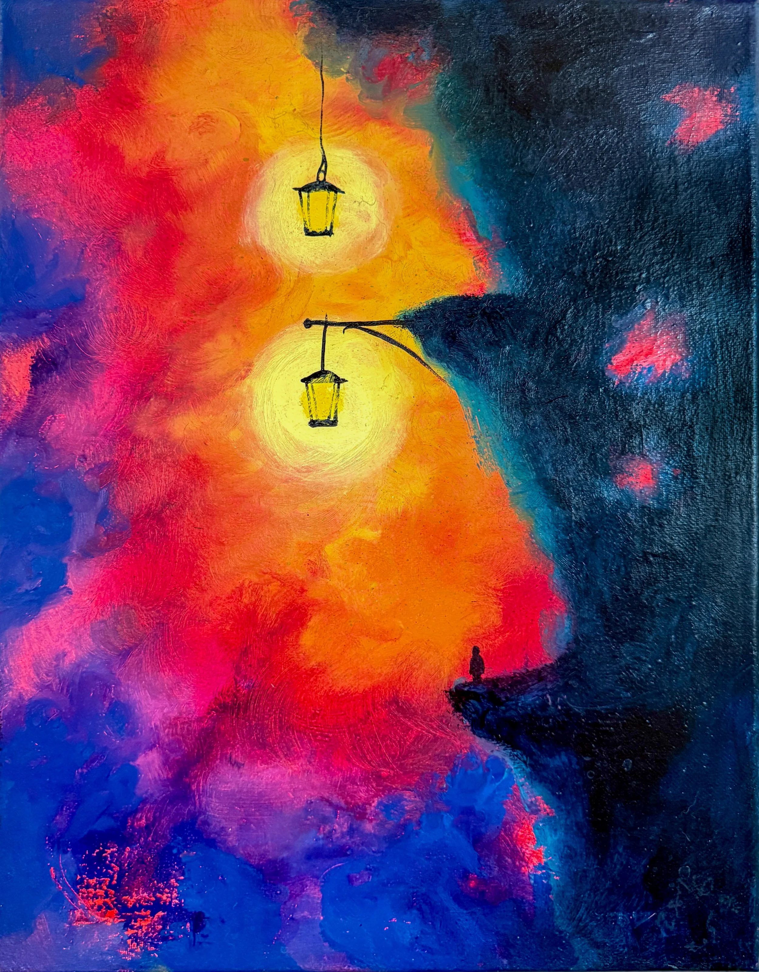 Light source #1 (2026) 
16” x 12” 
Oil on canvas 
