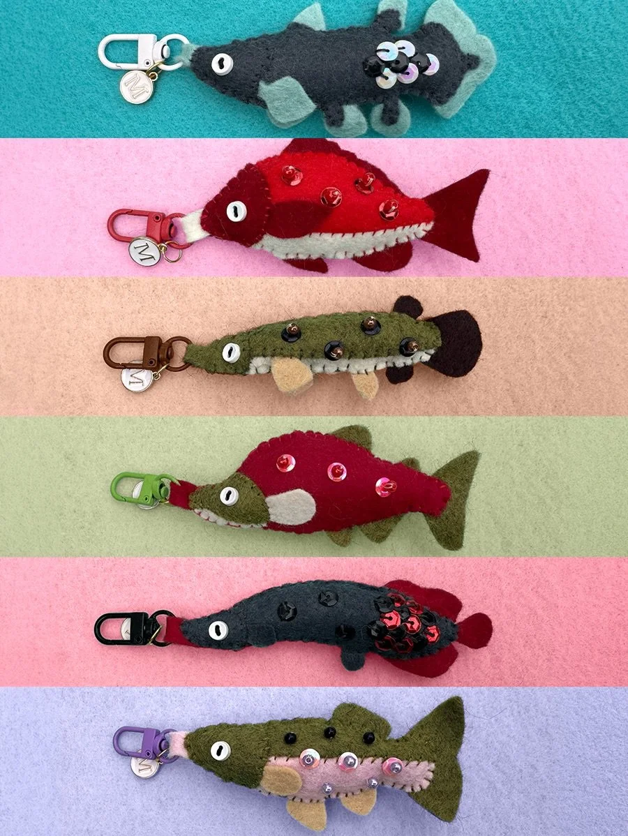 The patterns for these bad boys are now available on my website! Linked in bio 🐟