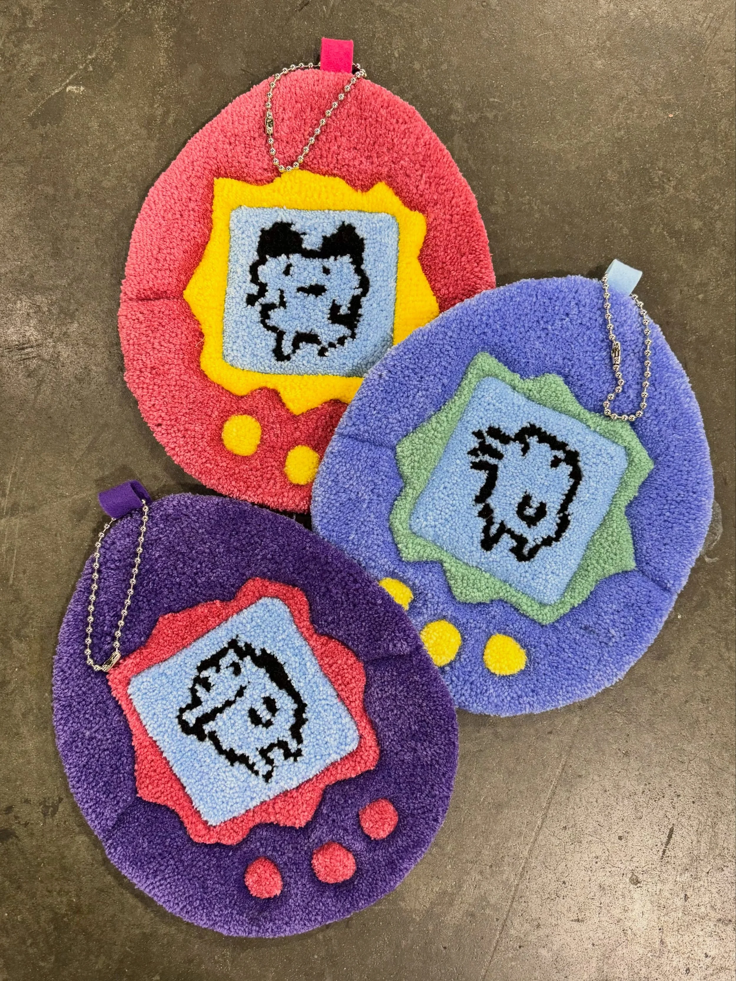 Fuzzy oversized tamagotchi
Available this weekend @momocon