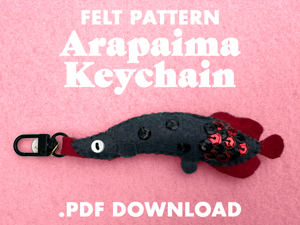 Arapaima Felt Pattern (PDF Download)