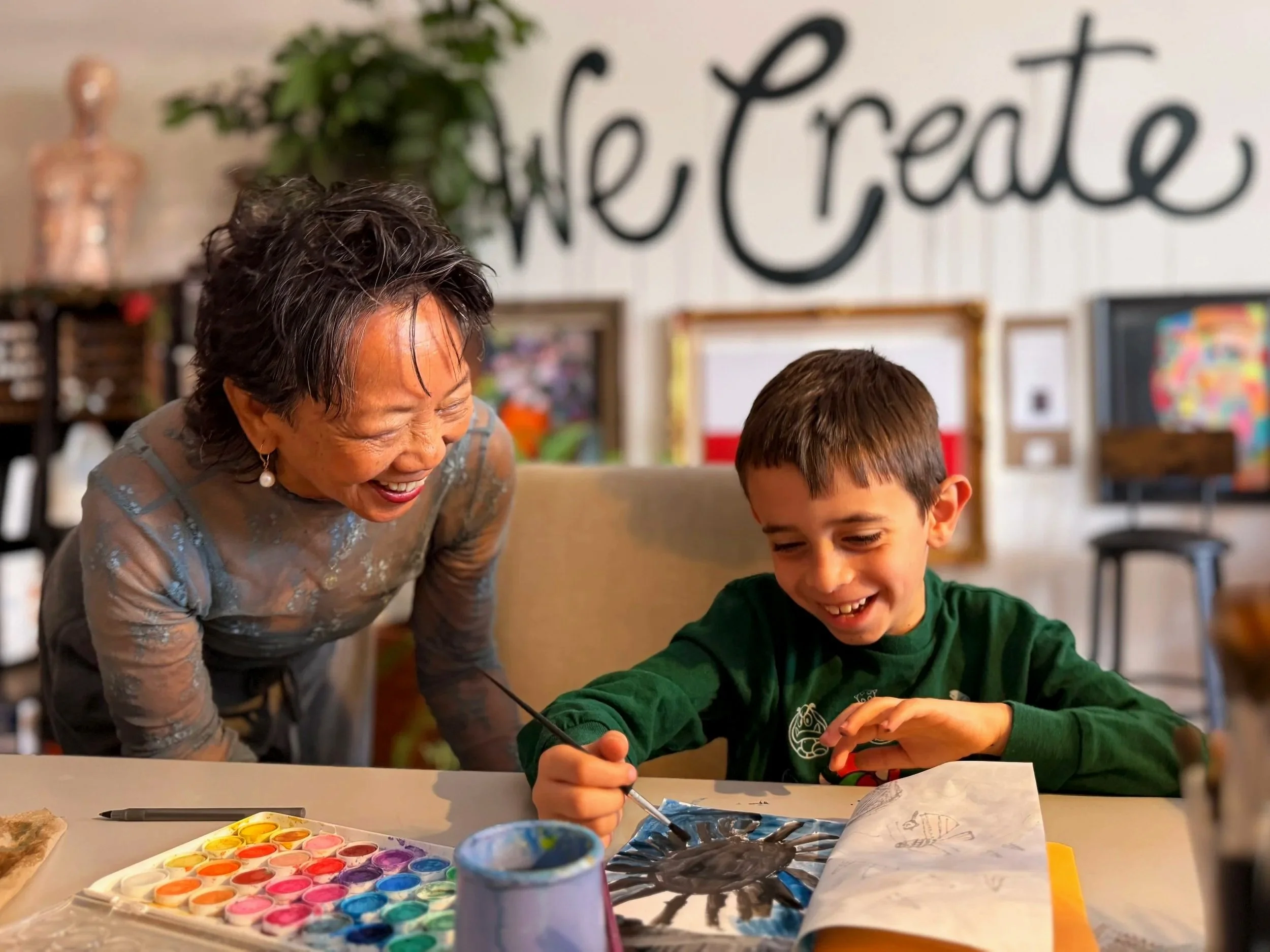Kid Painting Art Class North Hollywood