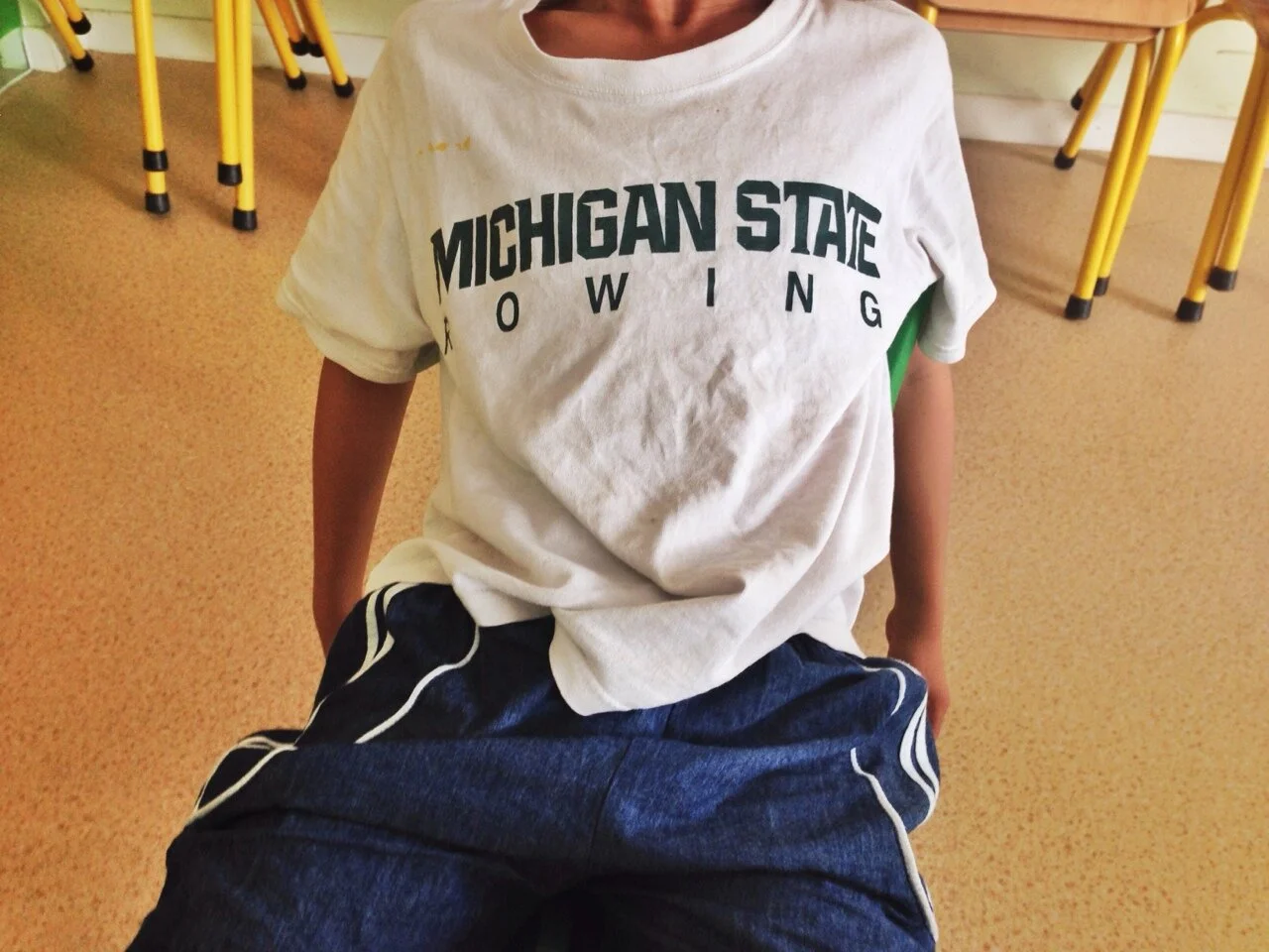 Reppin the Spartans hard here in Beijing