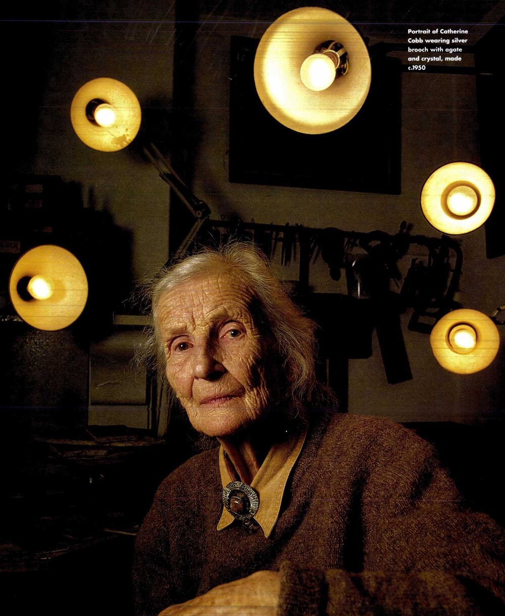 Casty Cobb in Crafts Magazine 1994 (photo by Paul Tozer).