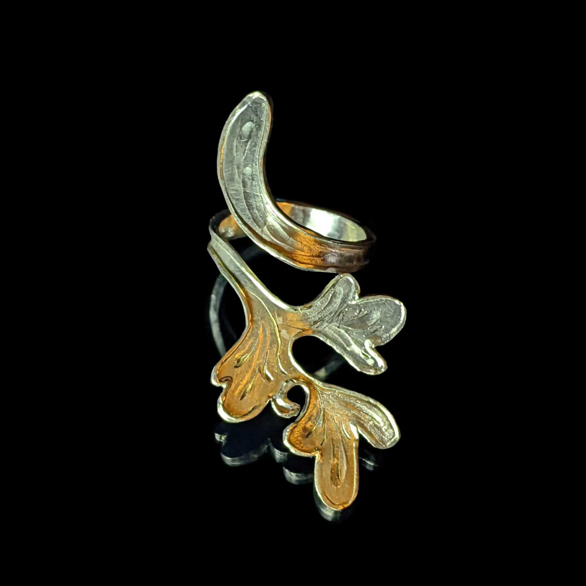 Fantastical Botanical Cocktail Ring- Ready to Send! (Copy)