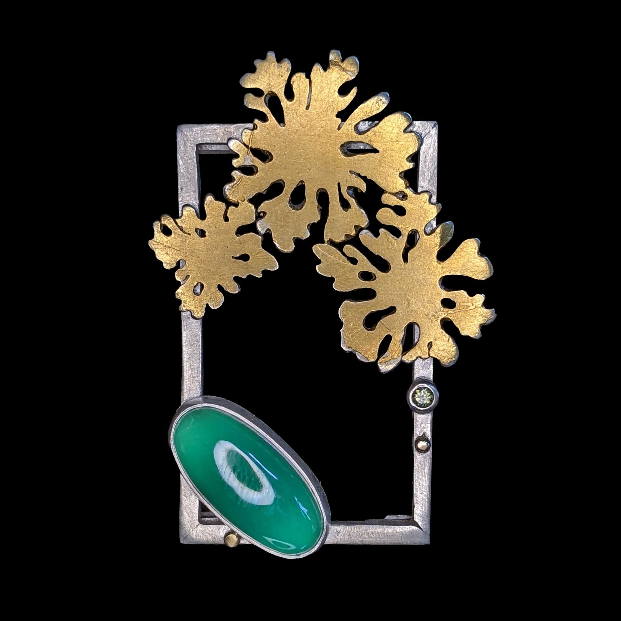 Entagled Life Lichen Pendant/Brooch - Ready to Send!