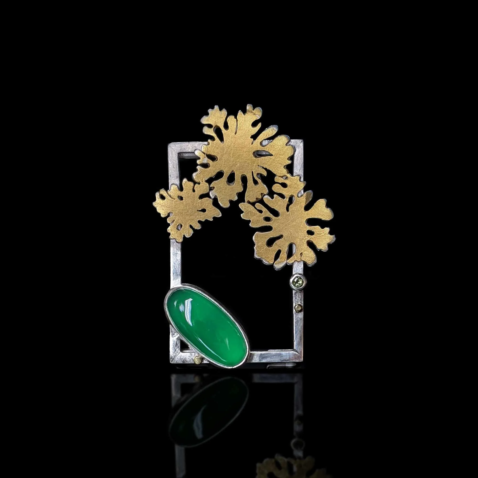 Entagled Life Lichen Pendant/Brooch - Ready to Send!