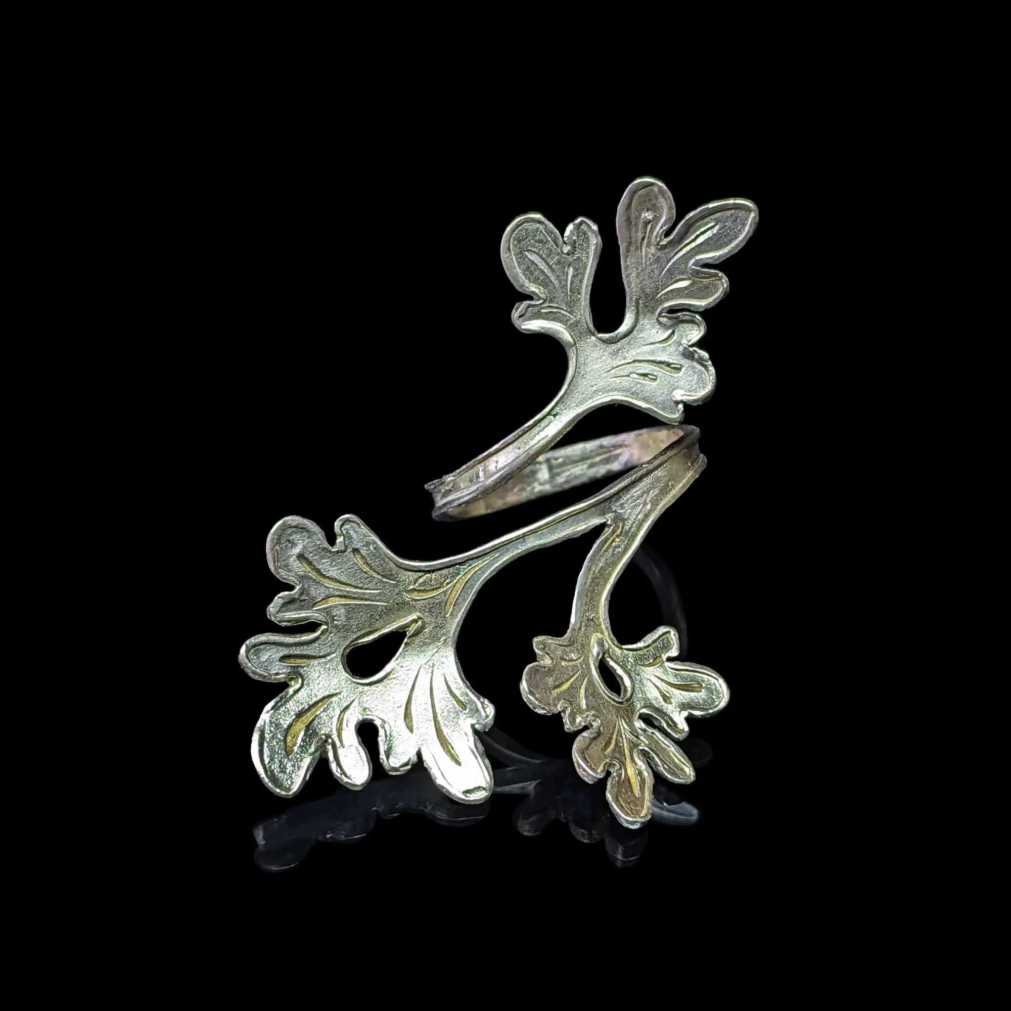 Fantastical Botanical Cocktail Ring- Ready to Send!