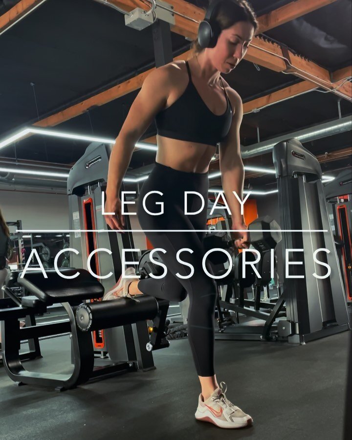 LEG DAY accessories‼️🥵💥
❌ 3x12 Bulgarian split squats 
❌ 3x10 single leg RDL&rsquo;s
❌ 3x12 bent knee RDL&rsquo;s
❌ 3x10 single leg deficit squats
❌ 3x12 GHD reverse hyperextensions

Why add these accessory movements to your next leg day⁉️
👊🏼 acc