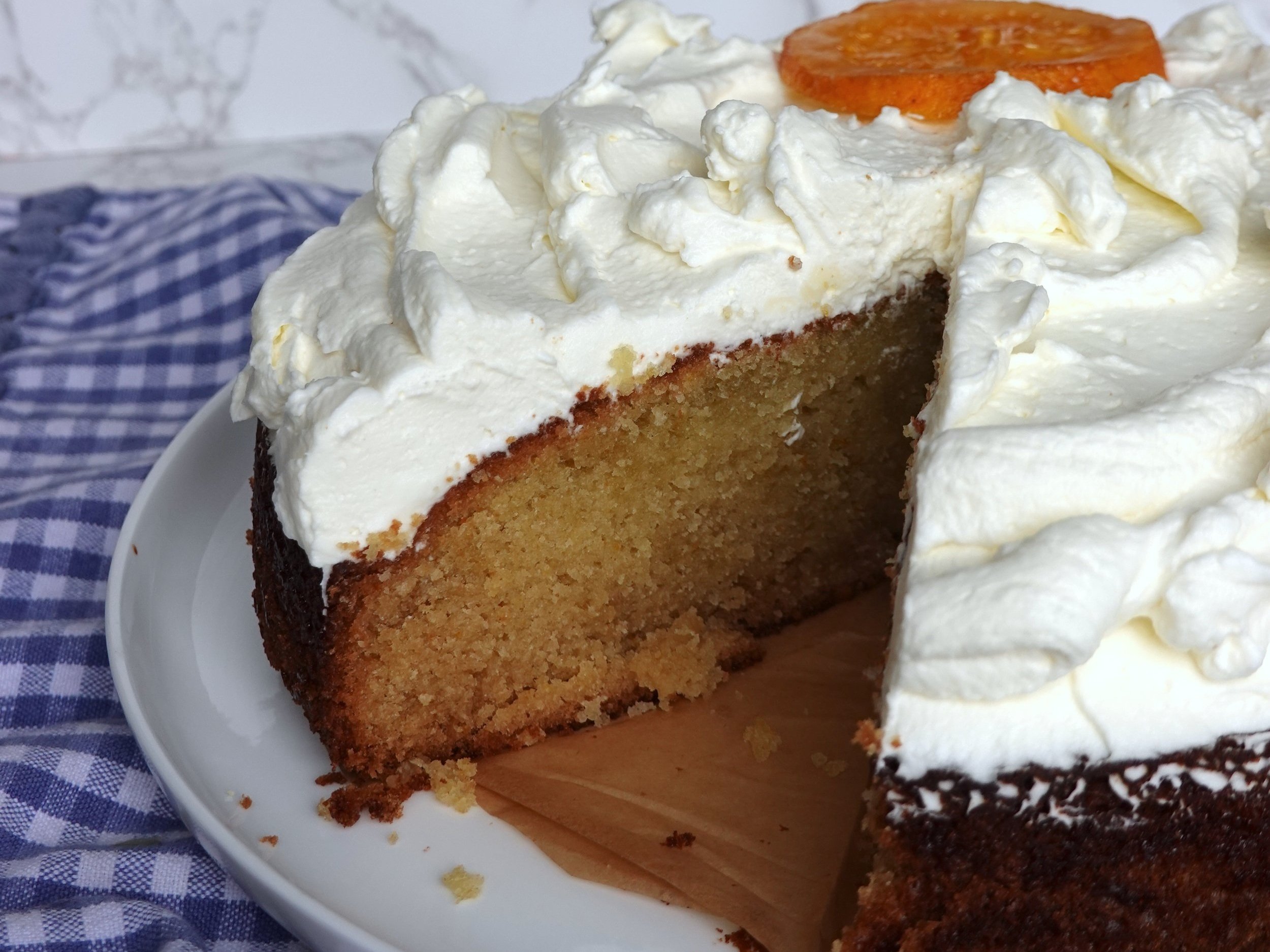 Orange & Rose Olive Oil Cake