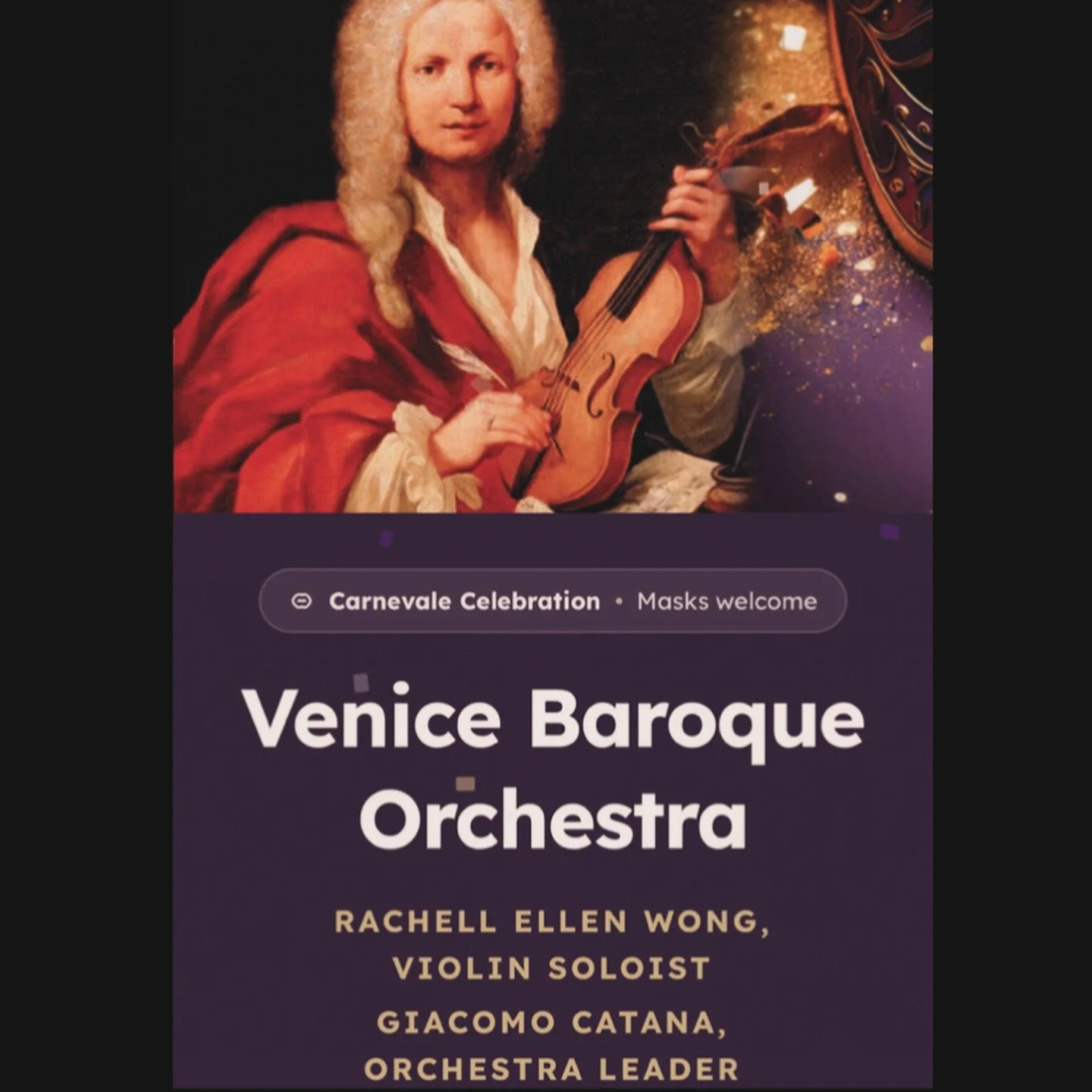 Just arrived in Santa Barbara to jump in last minute into this (very small, very easy 😅😅😅) program with the legendary @venicebaroqueorchestra