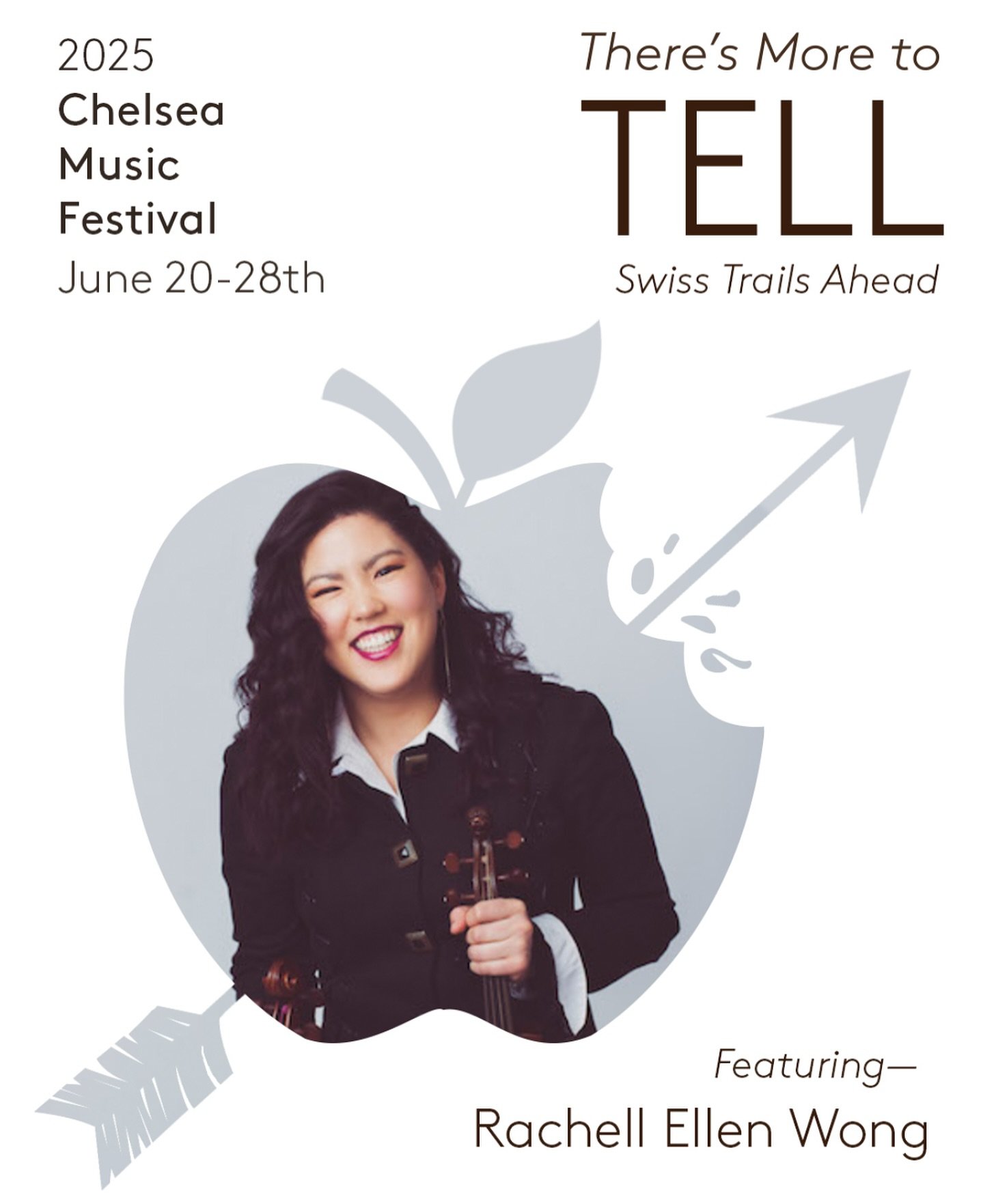 Premiere this Friday! 🎶
Join me at @cmf_nyc for The Surprising and True Adventures of William Tell by The Brothers Balliett for violin and orchestra!

Also use my code for 10 percent off tickets! CMF2025JUILLIARD