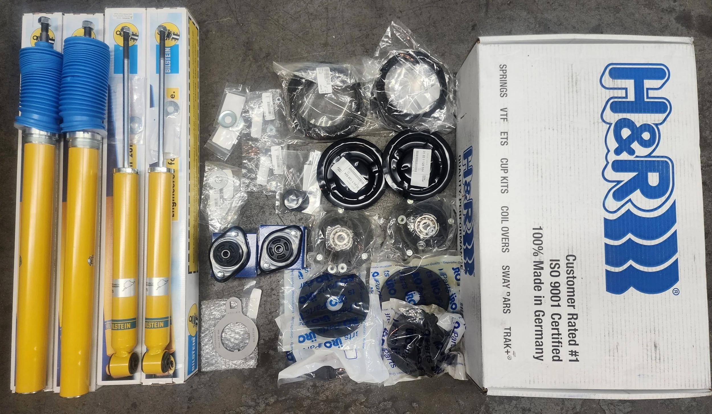BMW E30 Coupe/Sedan Bilstein B8 Suspension With H&R Springs 
