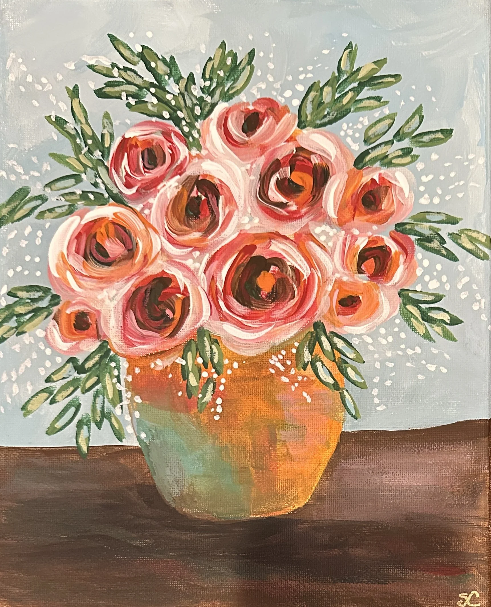 Roses in Vase