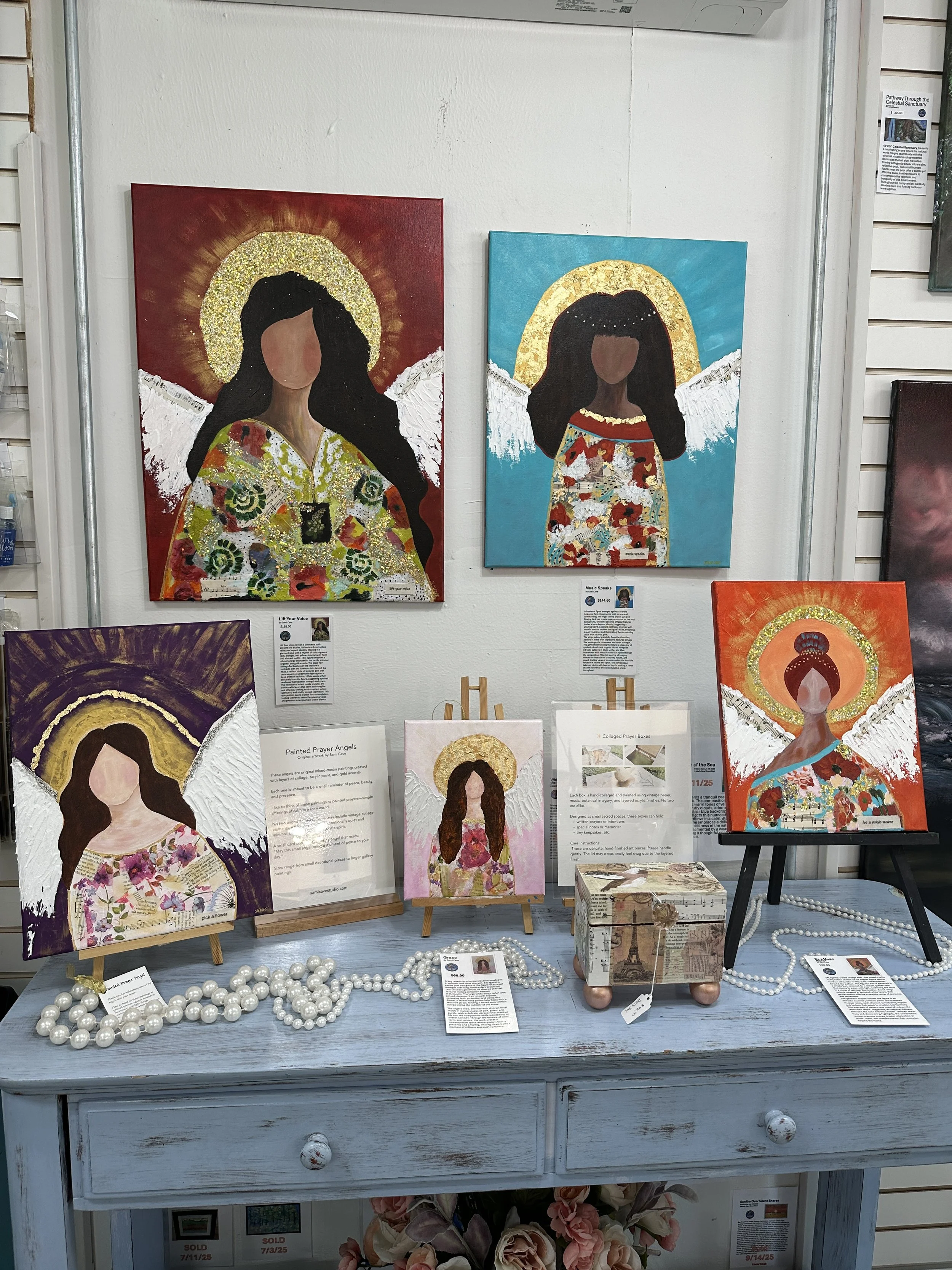 My work at "Art by Melody Noel"-Edom, Texas