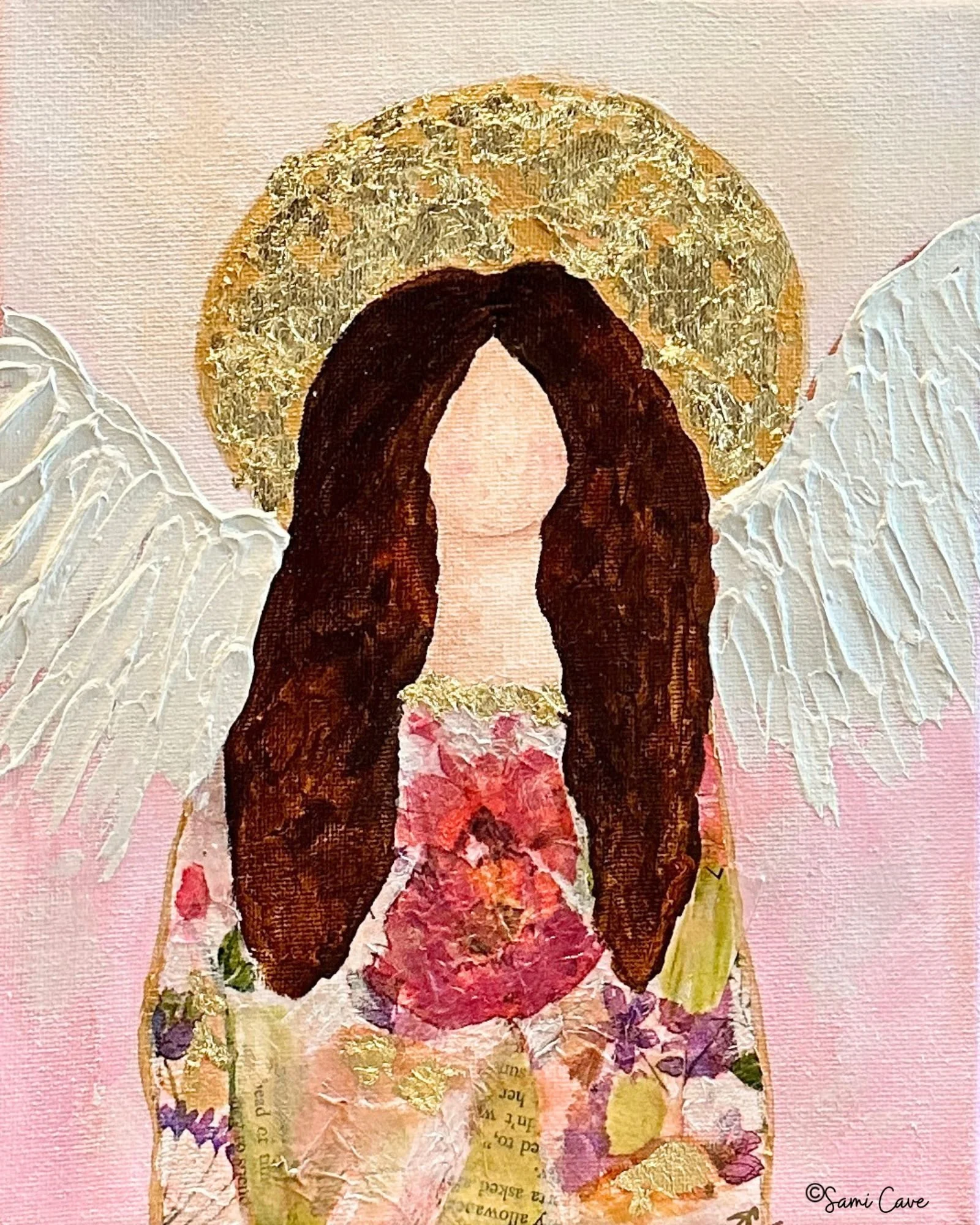 Grace- 8x10" mixed media on canvas (click link to purchase)