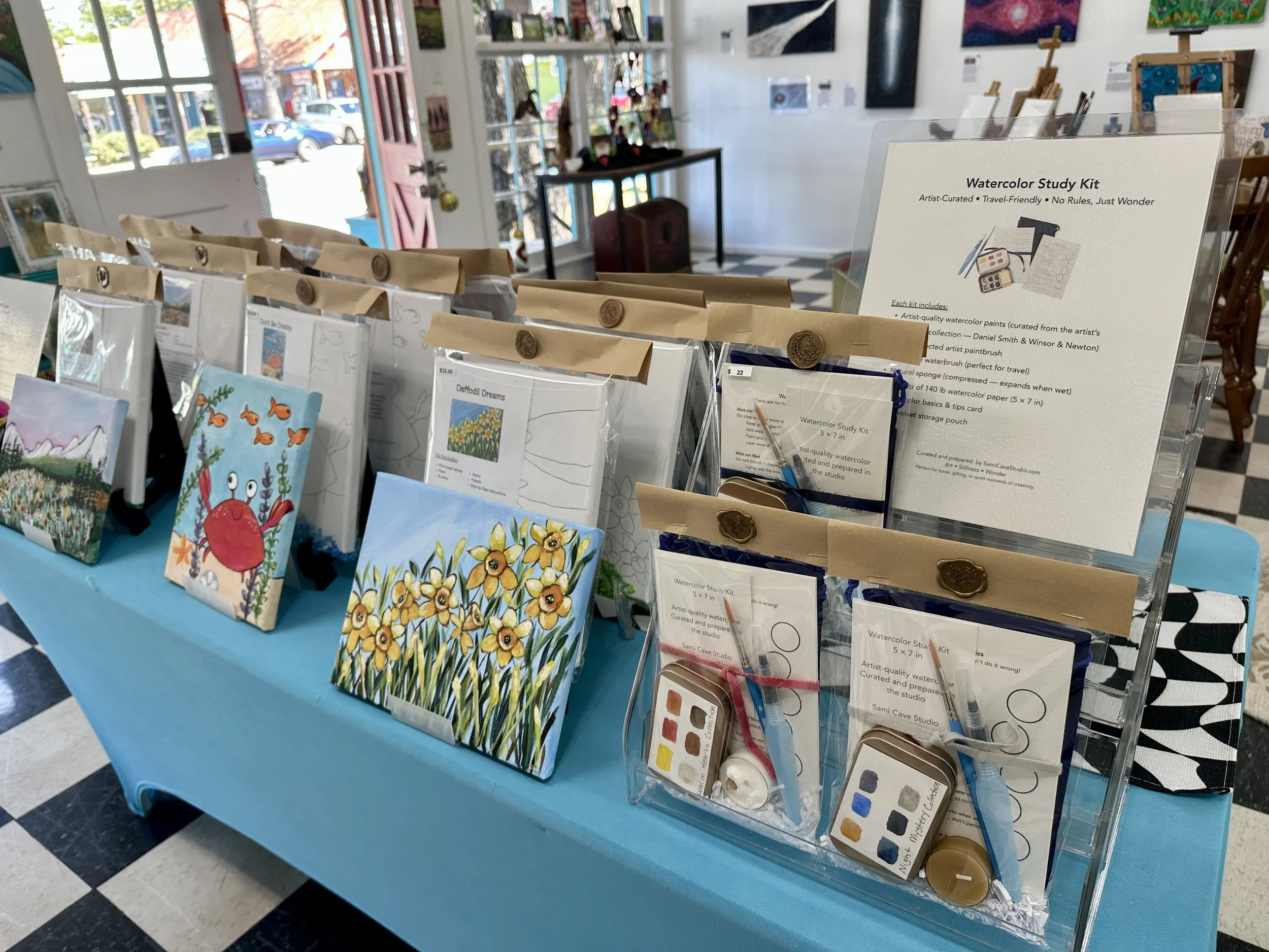 Watercolor and Acrylic Art Kits-Edom, Texas