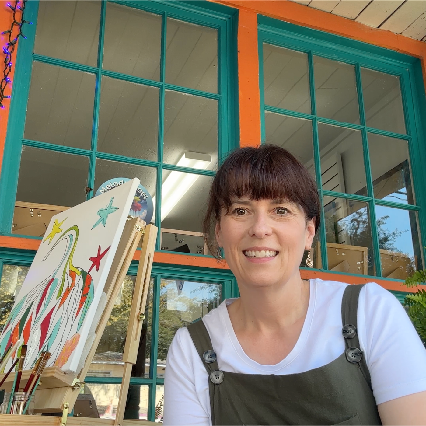 Community Painting-Edom Art Festival-Edom Texas.