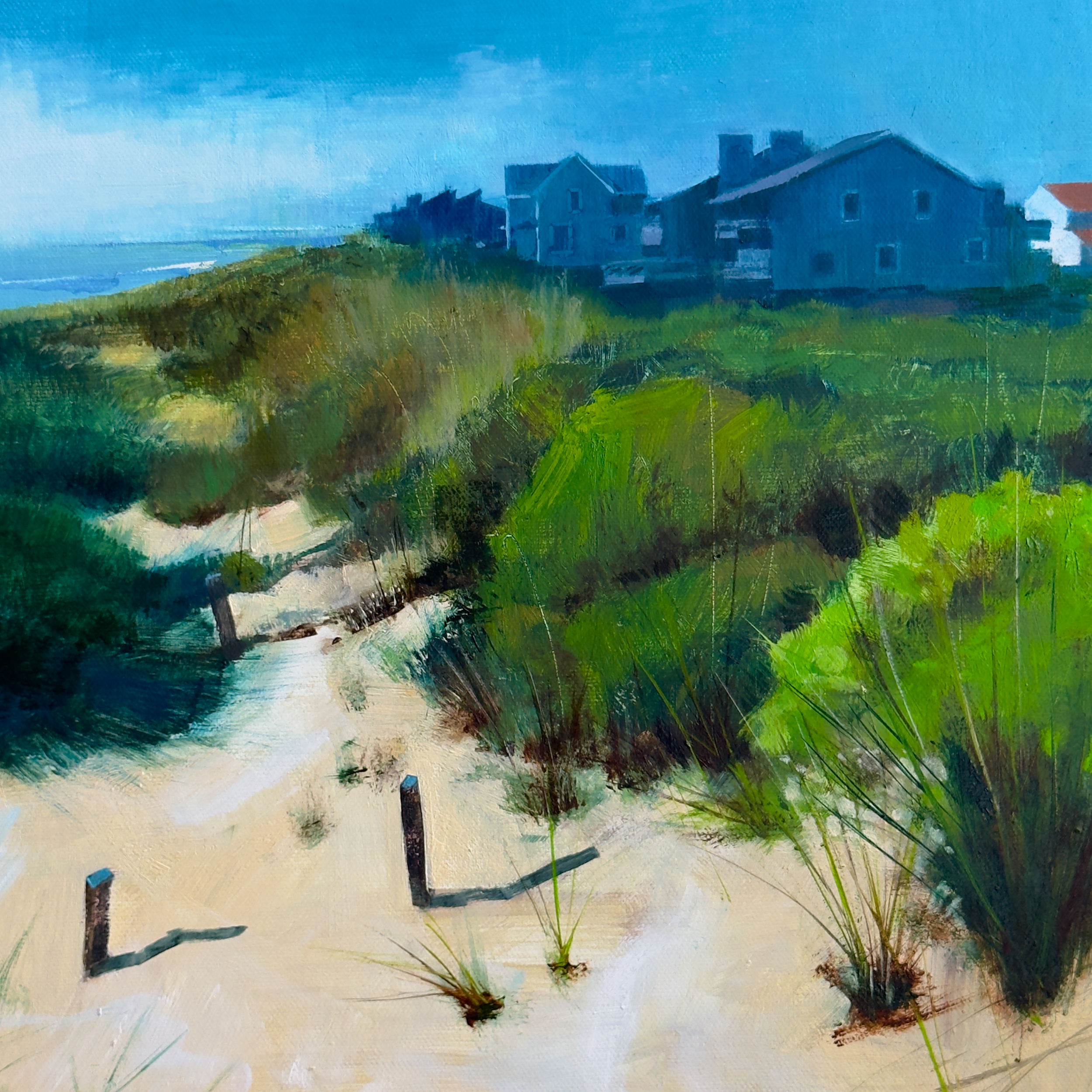 Walk With Me - 12" x 12" oil on linen