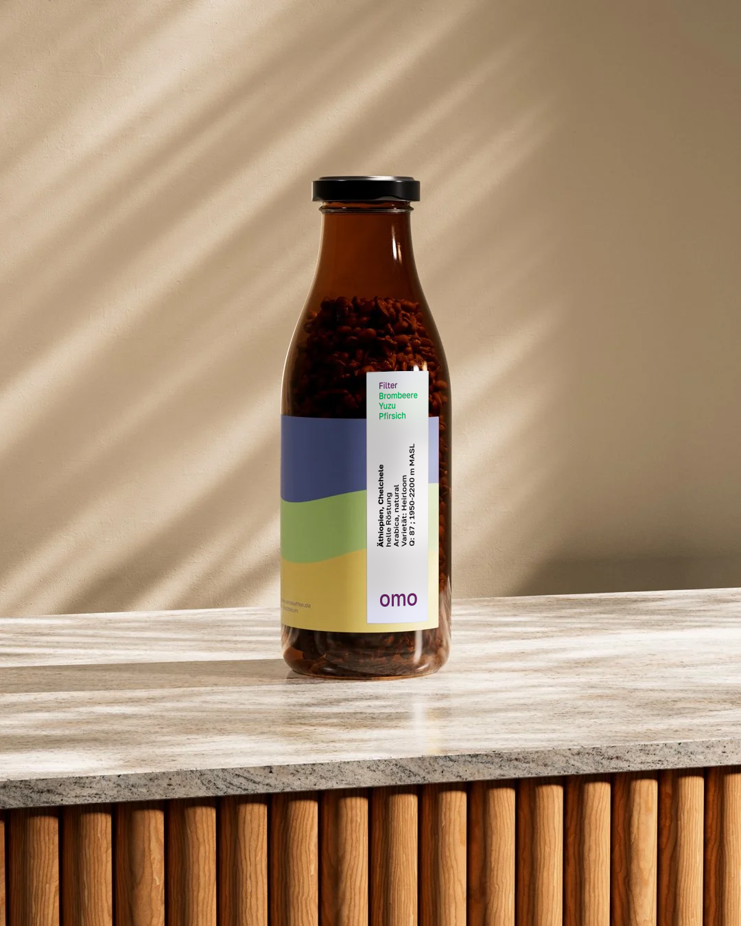 Äthiopien Chelchele Natural in der omo Pfandflasche