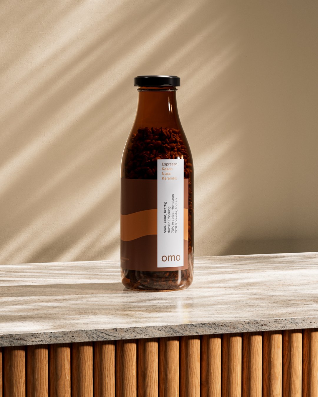 omo-Blend kräftig in der Pfandflasche