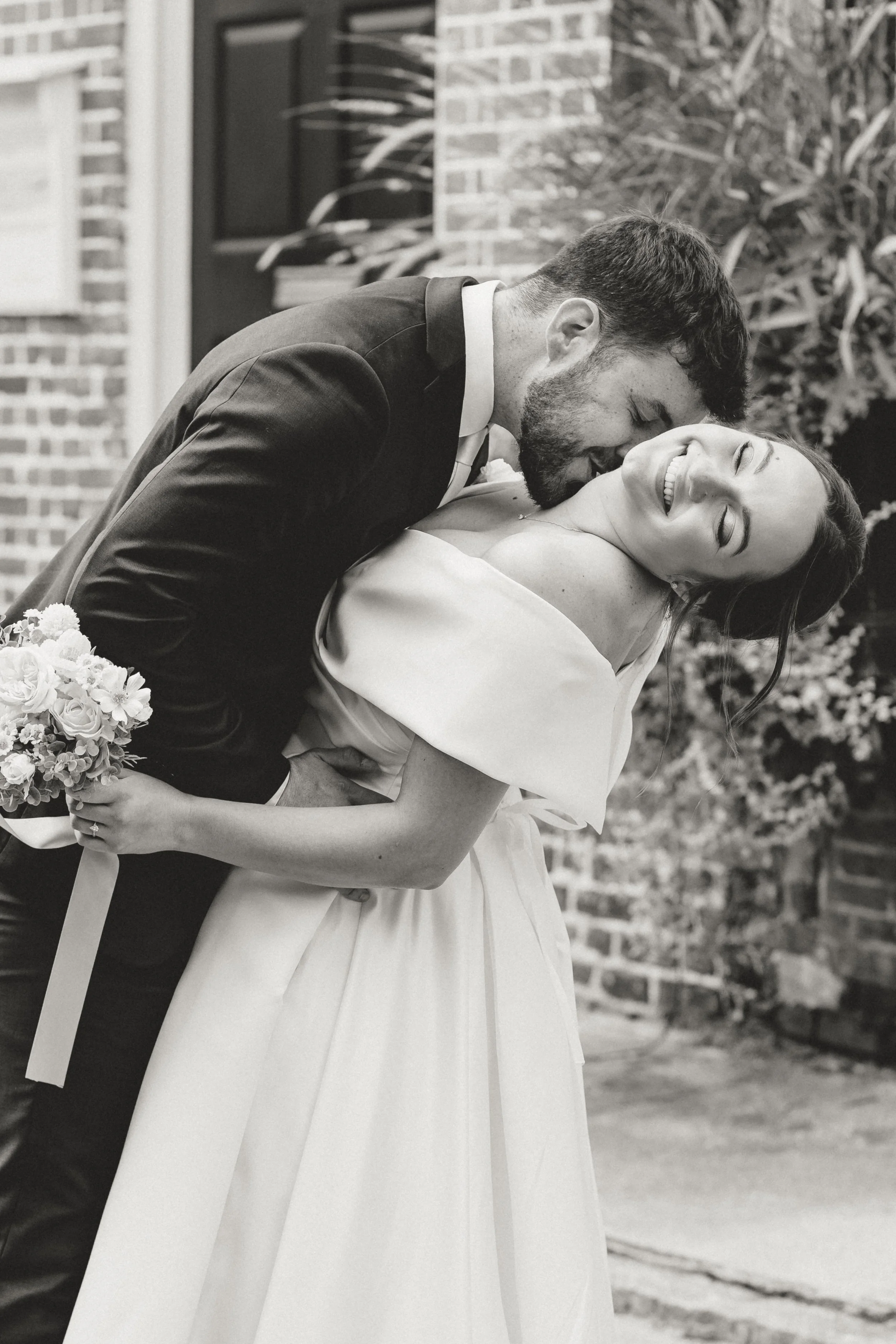 Black and White Charleston Elegant Wedding 