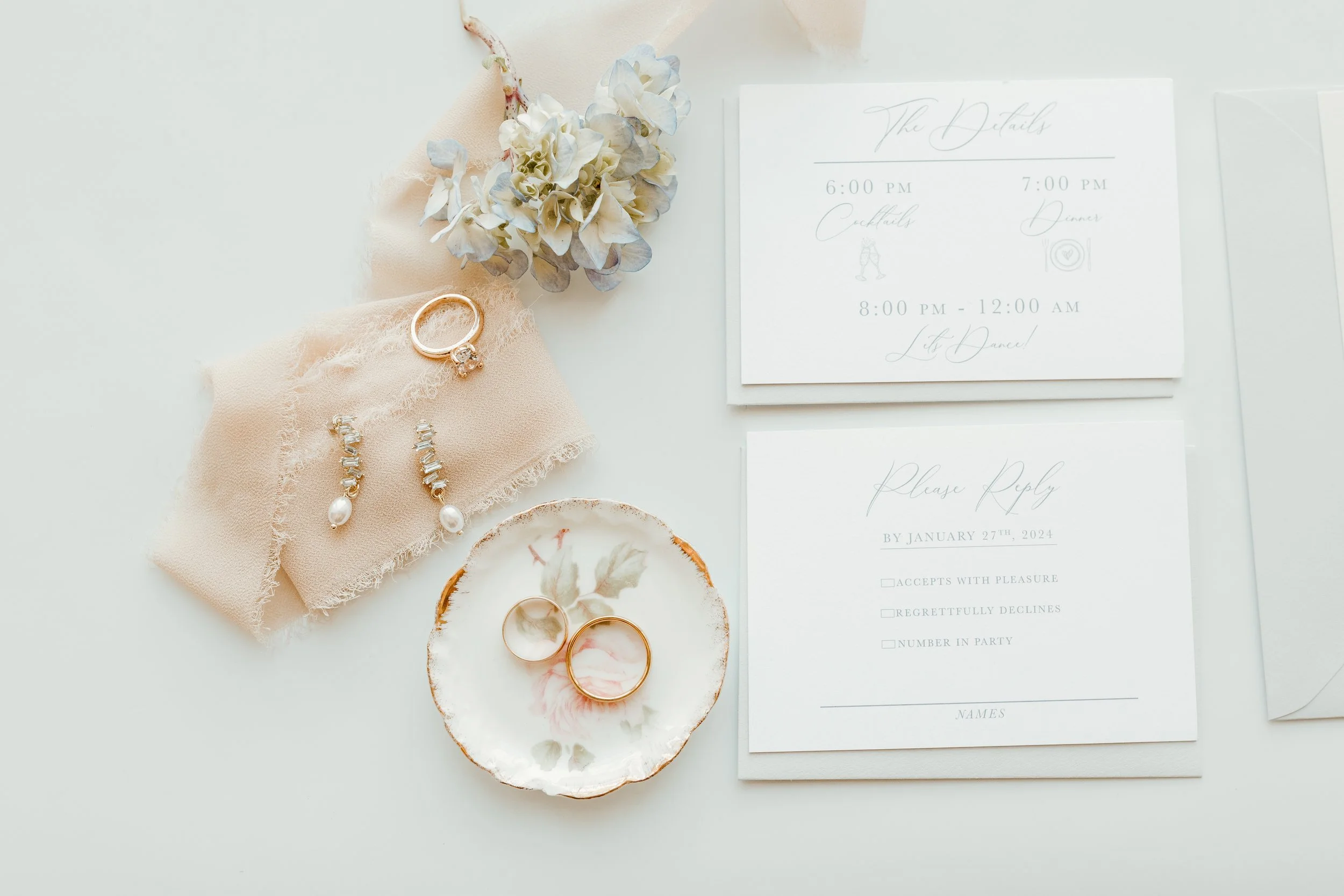 Pastel Wedding Invites and Details 