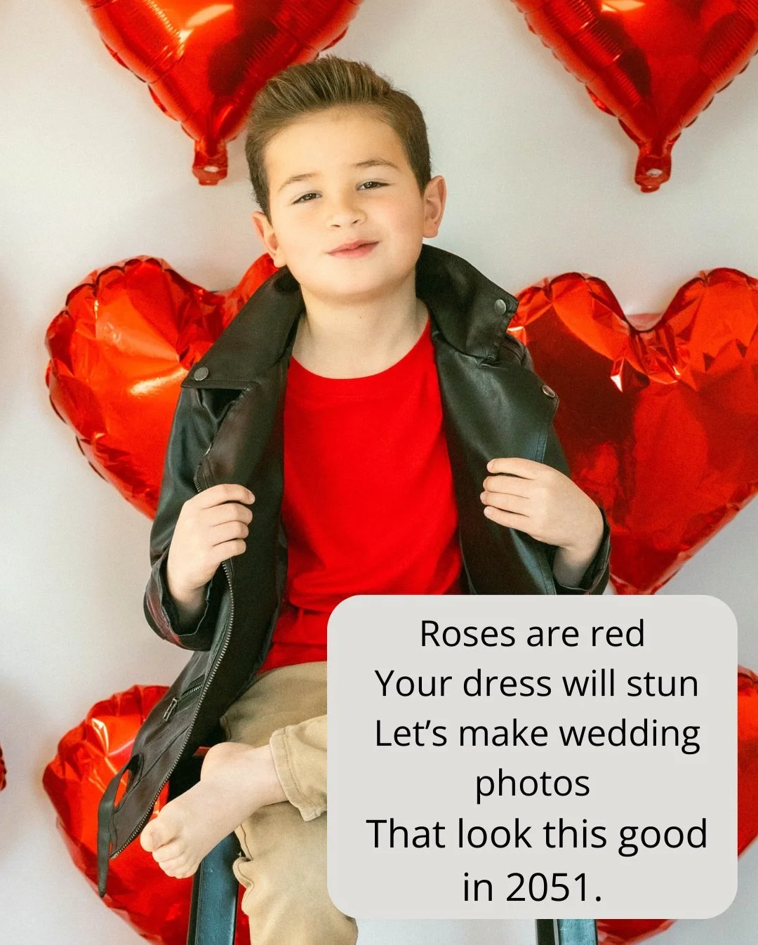 � Roses are red.
Your fianc&eacute; is cute.
If you&rsquo;re getting married&hellip;
I might just need a date with you 💍

Happy Valentine&rsquo;s Day to the newly engaged, the long-time lovers, and the couples planning something beautiful in Charles