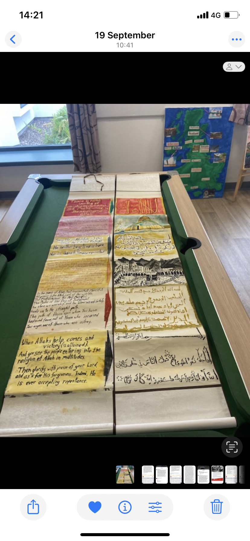 Arabic calligraphy Chinese Scrolls
