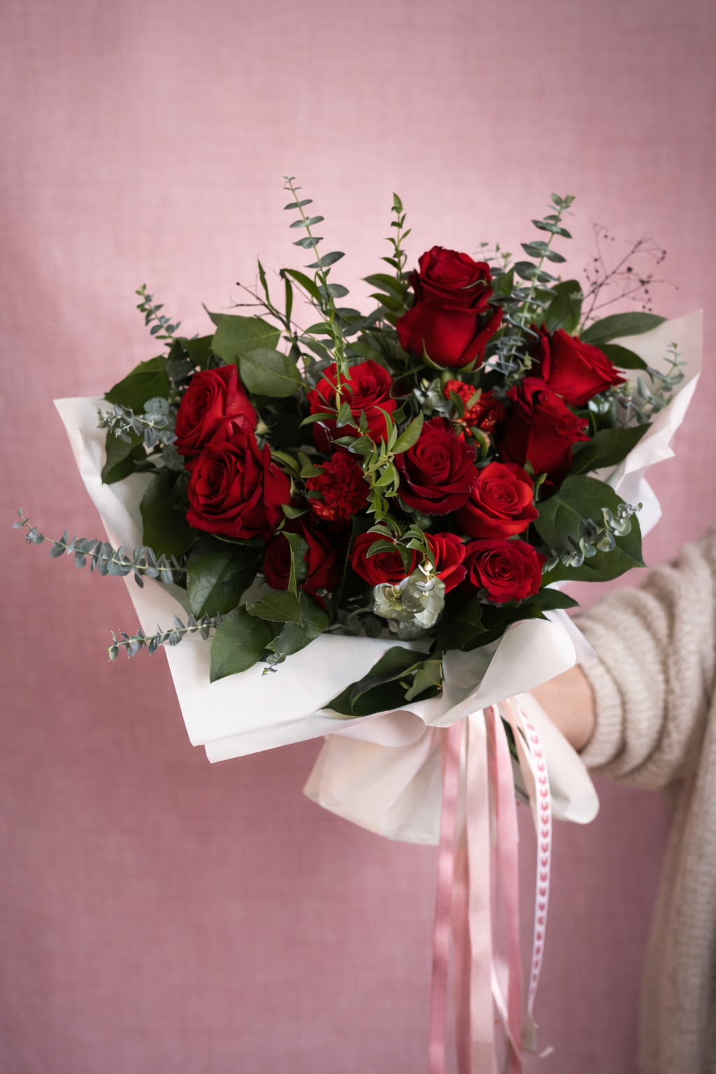 Dozen Red Rose Bouquet