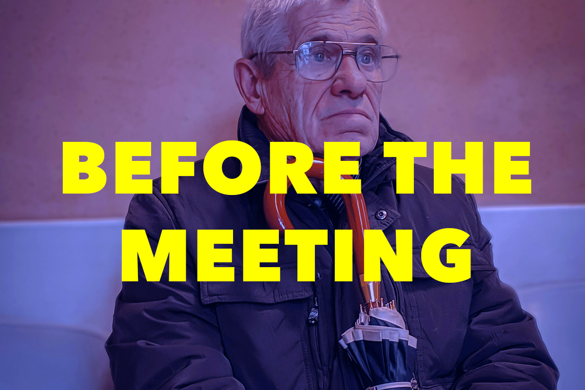 Poem: Before the Meeting