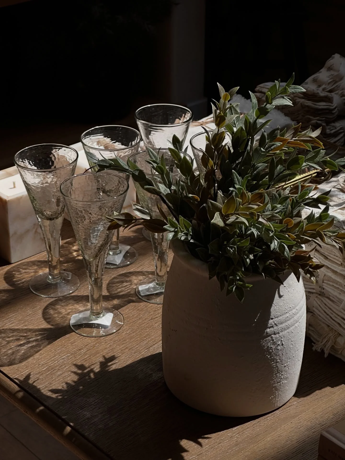 Spring entertaining starts here with our Valdez champagne glasses.

Crisp pours, pretty silhouettes, effortless hosting.

Open 9-4 | Come Shoppe with us 🤍