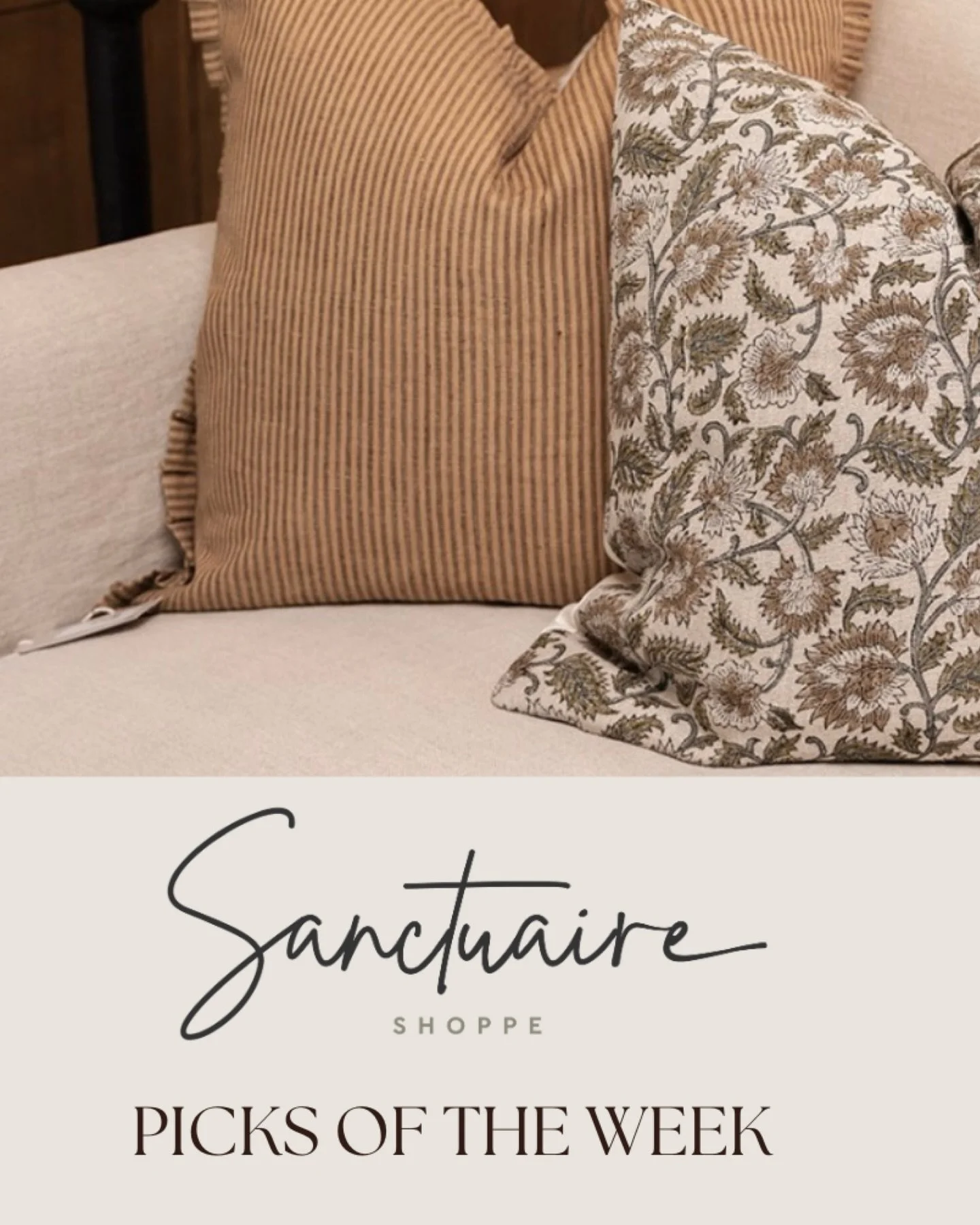 Shoppe Picks of the week ✨

From our gingham linen pillows to our vintage vases, we&rsquo;ve gathered all our favorites to carry you into the season.

Open 9-4 | Come Shoppe with us 🤍