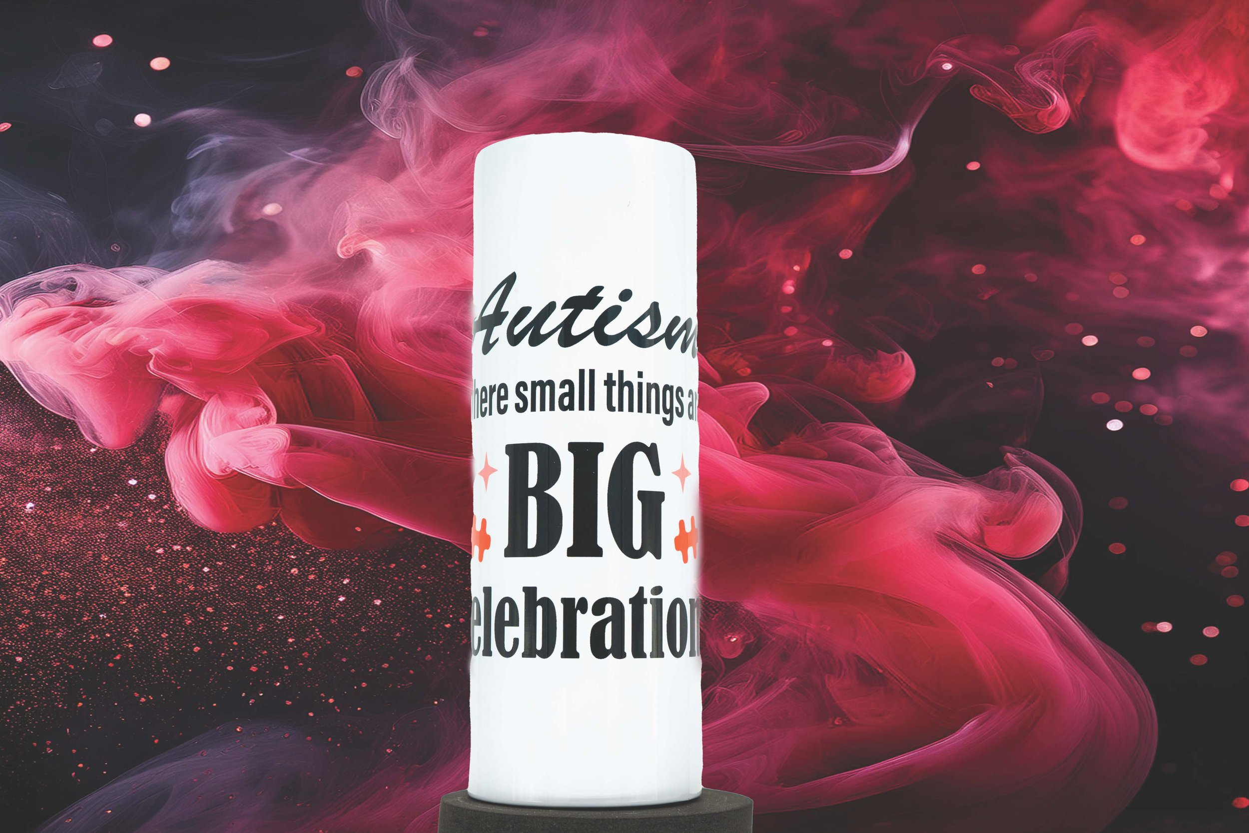 20oz Tumbler - Autism Where Small Things are Big Celebrations