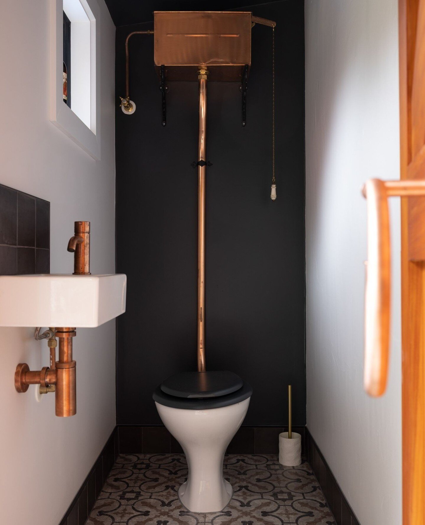 ~ Outhouse design for our Banks Peninsula Renovation ~⁠
⁠
Rich copper finishes, tie back to the warm timber elements of the home and keep consistency. ⁠
At Armstrong Interiors we provide comprehensive design solutions tailored to your unique vision. 