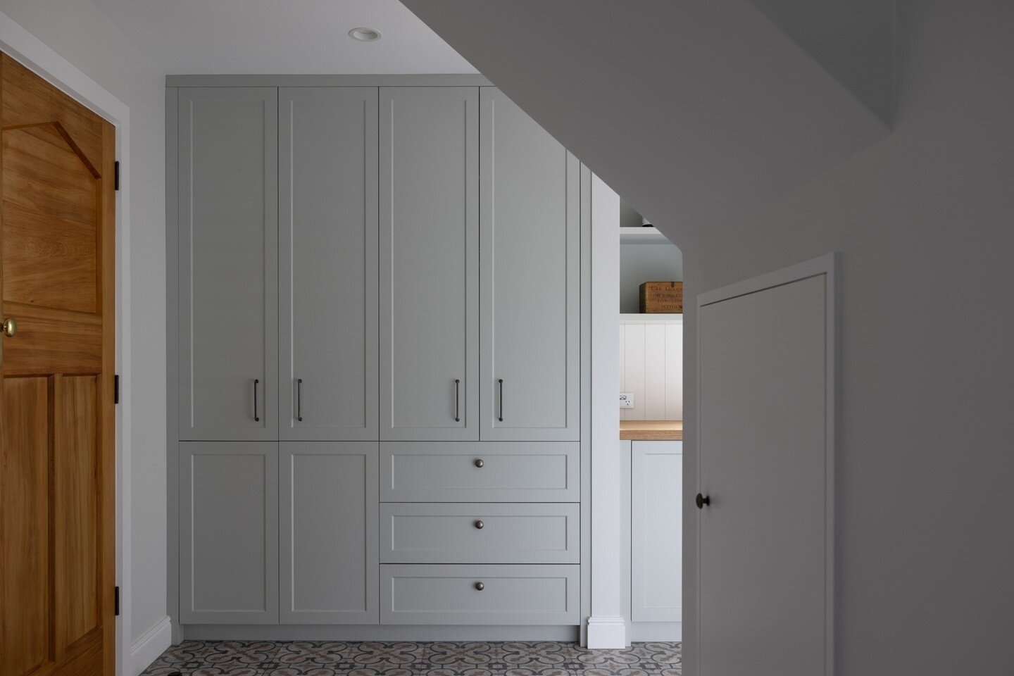 ~ Custom Laundry Joinery at our Banks Peninsula Renovation~⁠
⁠
At Armstrong Interiors we offer a range of services to suit your needs when building or renovating your home.⁠
~ Kitchen Design⁠
~ Bathroom Design⁠
~ Joinery Design⁠
~ Space Planning &amp