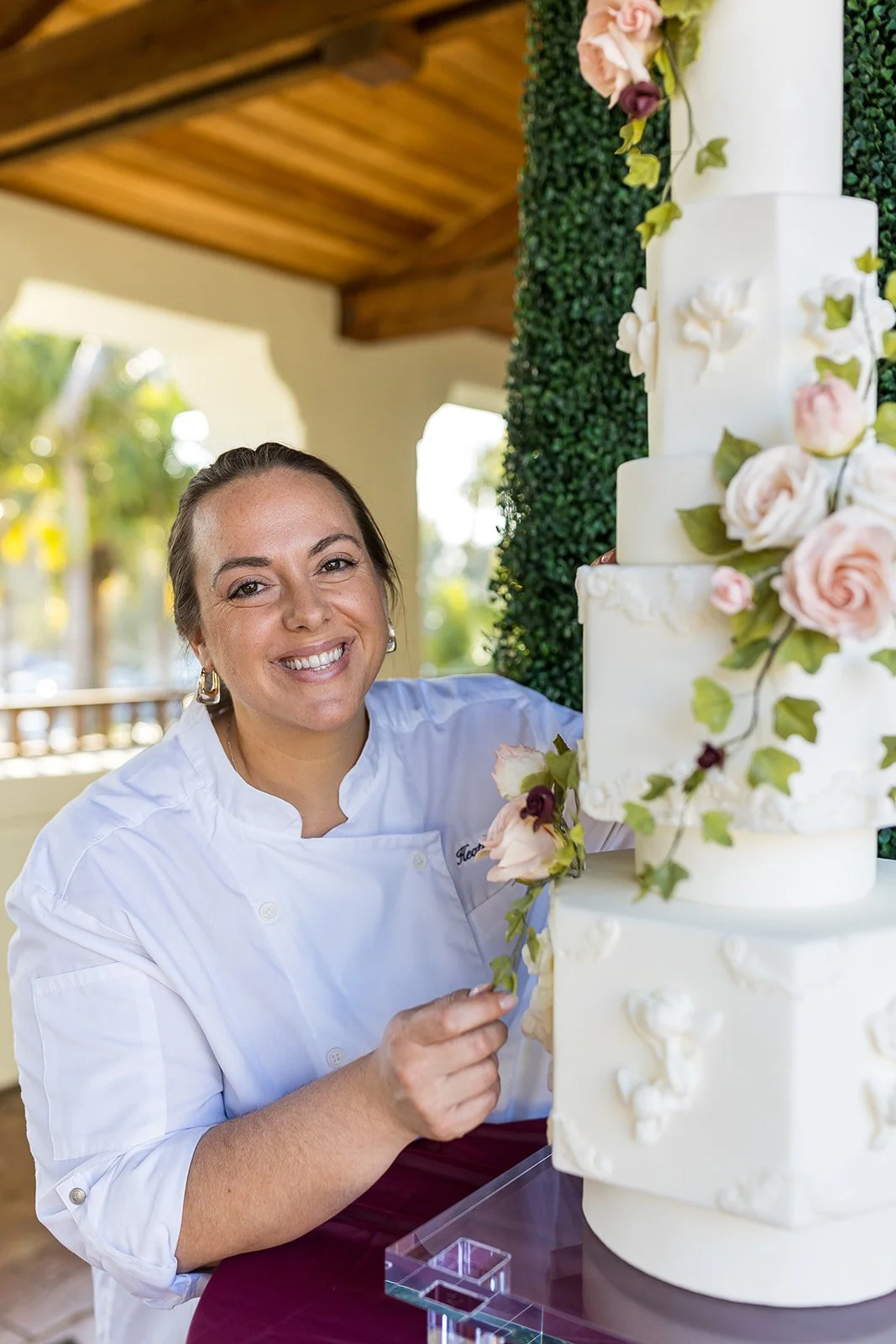 santa barbara wedding cake