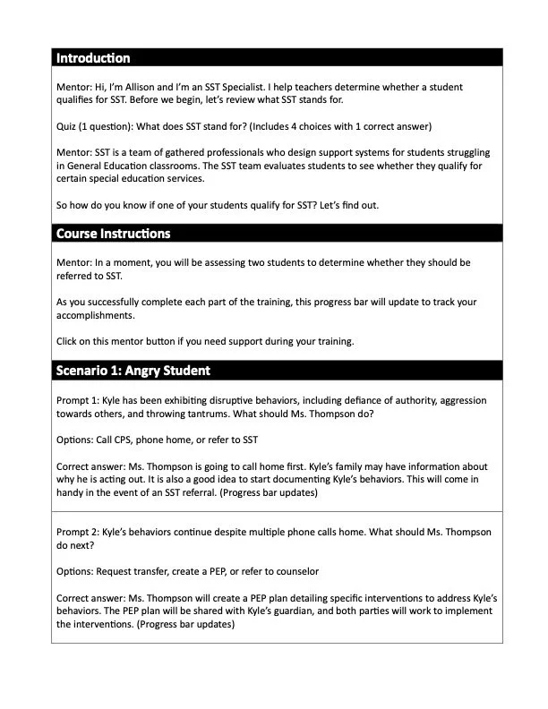 Storyboard Excerpt