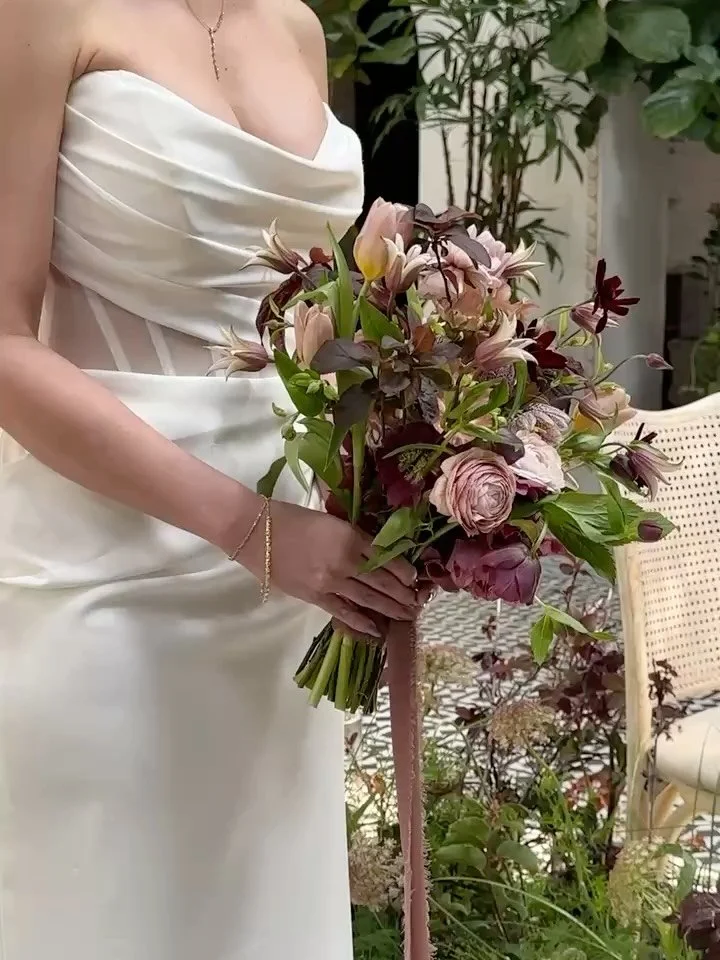 the bride 
✨

planning &amp; design: @positively_charming_weddings 
venue: @ebelloflb 
photos: @sheffproduction 
florals: @brookebloom.co 
rentals: @yennispartyrentals 
linens: @luxe_linen @veronica_luxelinen 
candles: @socalcandlerentals_la_oc 
stat