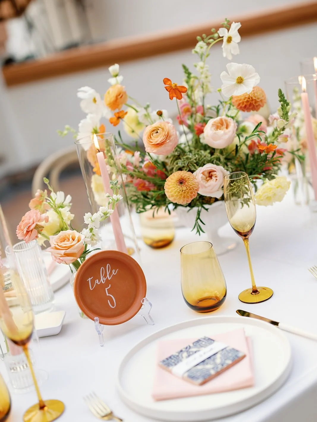 Give me all the reception details! 🍋🍊🍋&zwj;🟩

featured on @loverly 
planner &amp; design: @positively_charming_weddings 
venue: @rancholaslomas 
florist: @brookebloom.co 
photo &amp; video: @nicoleandphoto 
dj: @bouquetsound 
officiant: @greatoff