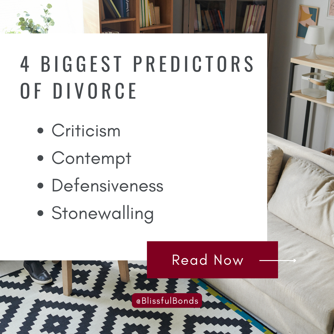 4 Biggest Predictors of Divorce