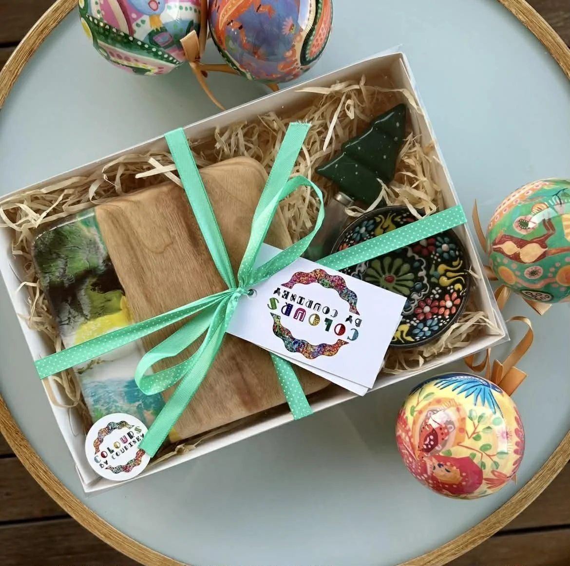 Cheeseboard Set (with Christmas cheese knife)