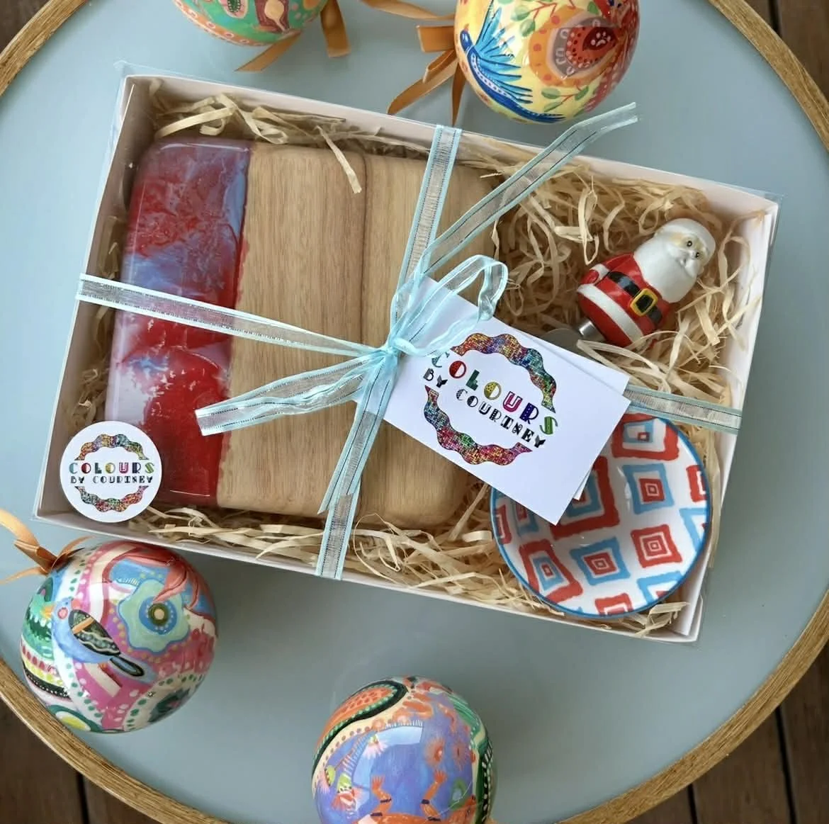 Cheeseboard Set (with Christmas cheese knife)