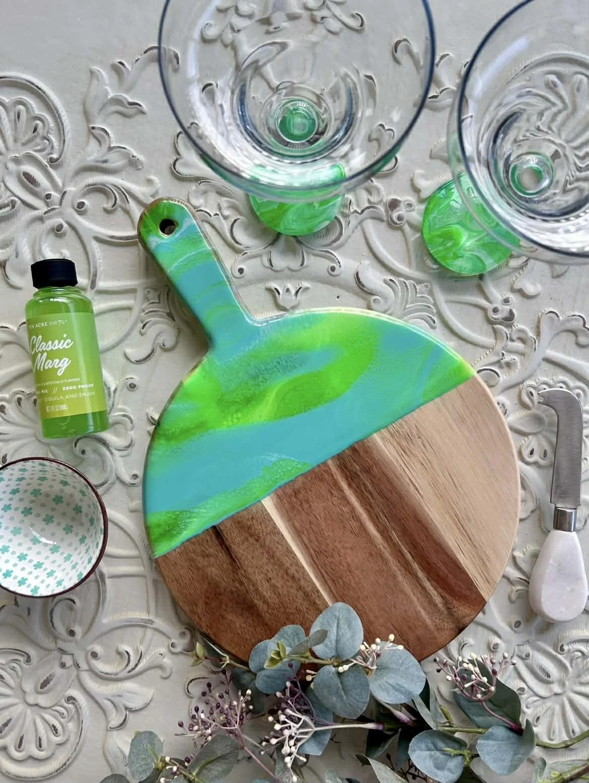Cocktail & Cheeseboard Set - Margarita