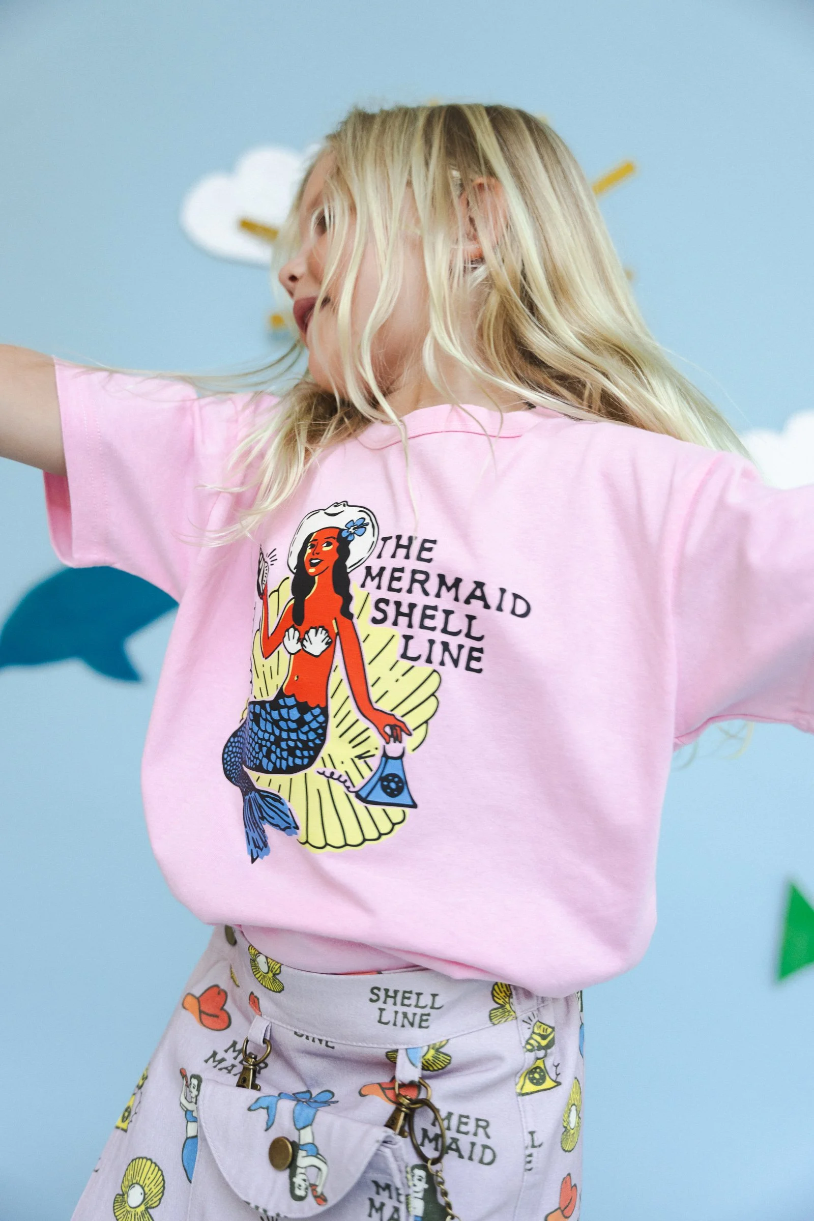 SHELL PHONE MERMAID TEE